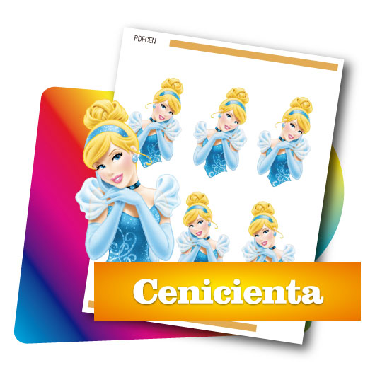 Planilla PDF silueta Cenicienta
