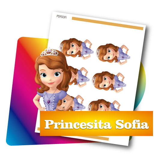 Planilla PDF silueta Princesita Sofía