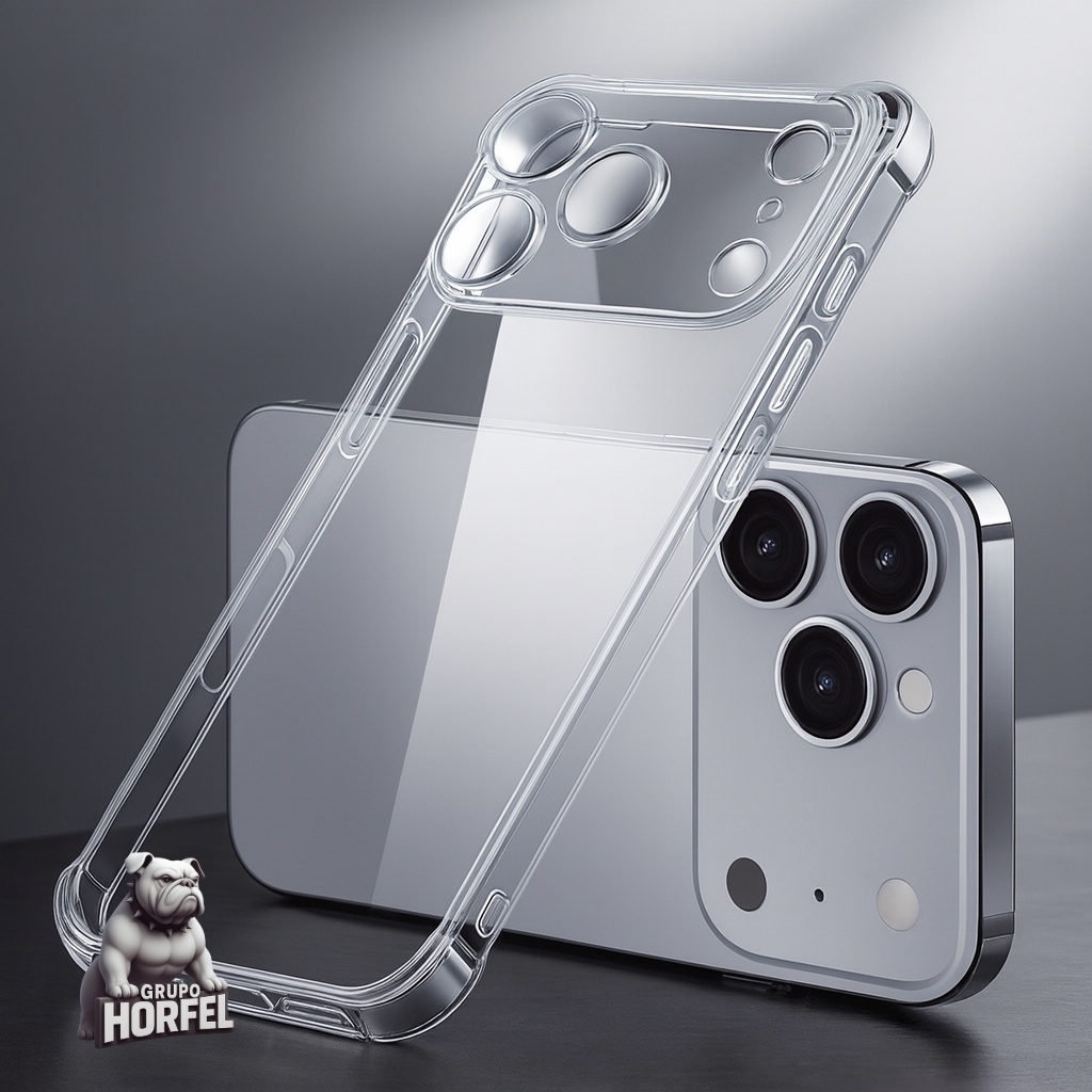 Funda transparente blanda TPU para iPhone 17 Pro – Genérica