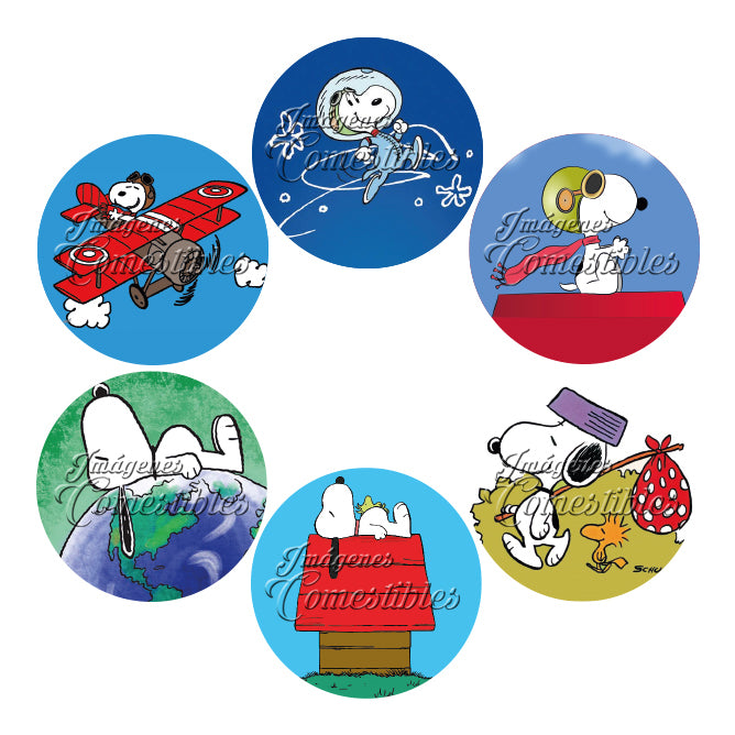 Obleitas comestibles - Snoopy