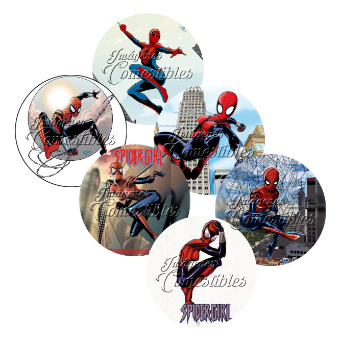 Obleitas comestibles - Spider girl