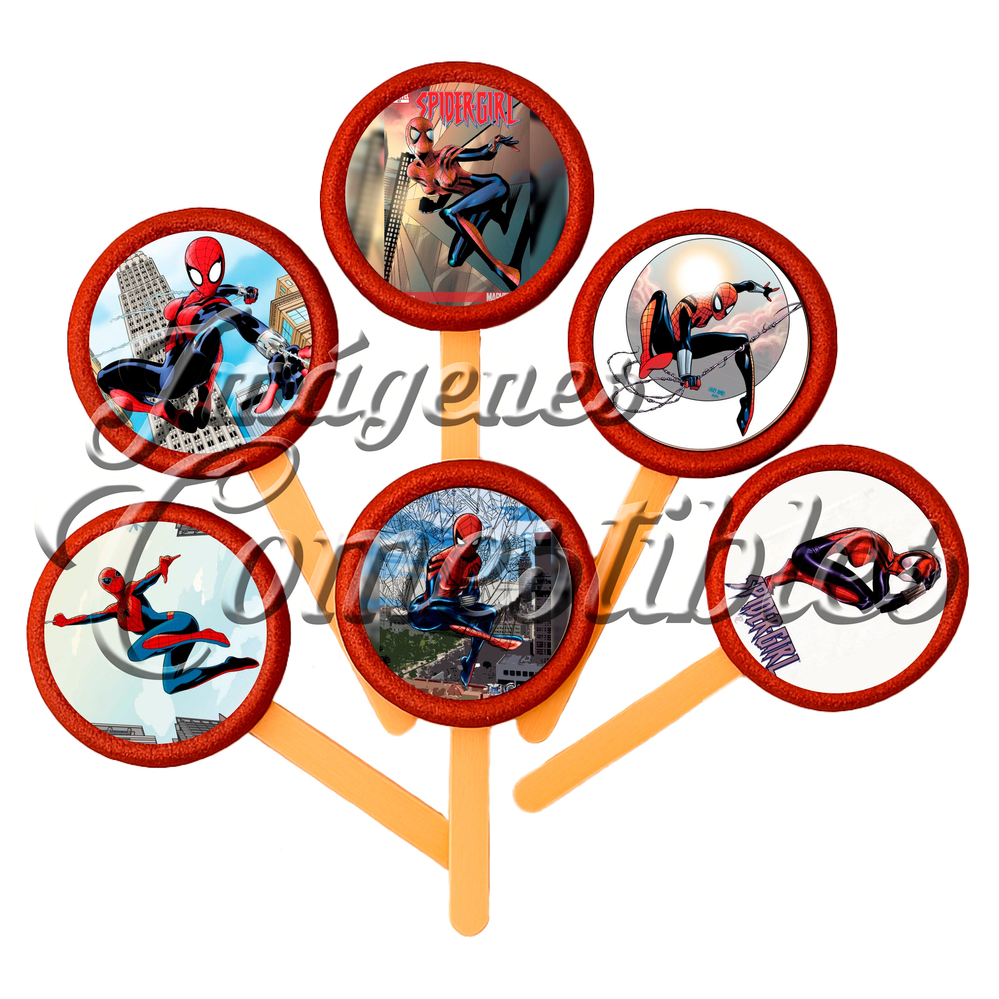 Paletas de chamoy – Spider girl