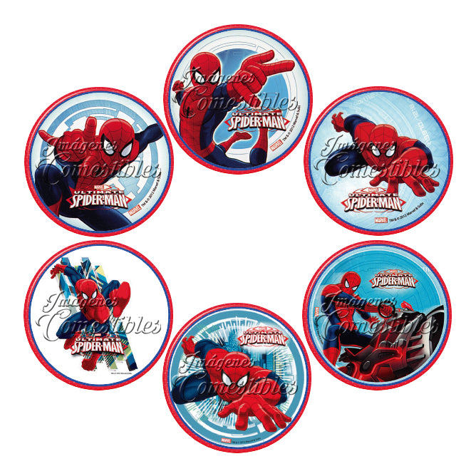 Obleitas comestibles - Spider man