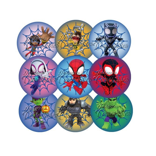 Obleitas comestibles - Spidey y sus amigos