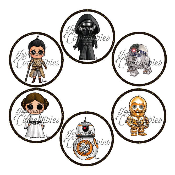 Obleitas comestibles - Star wars-2