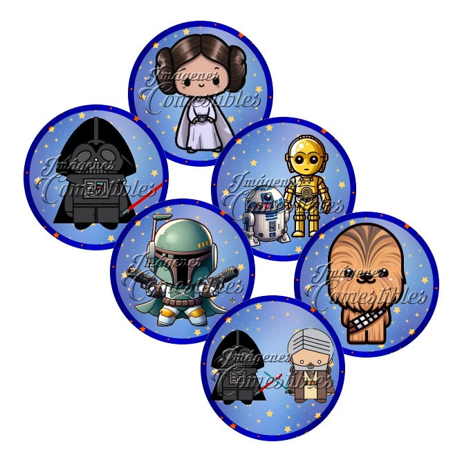 Obleitas comestibles - Star wars-4