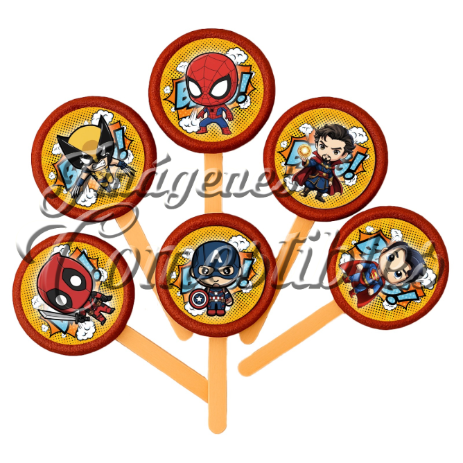 Paletas de chamoy – Súper héroes-3