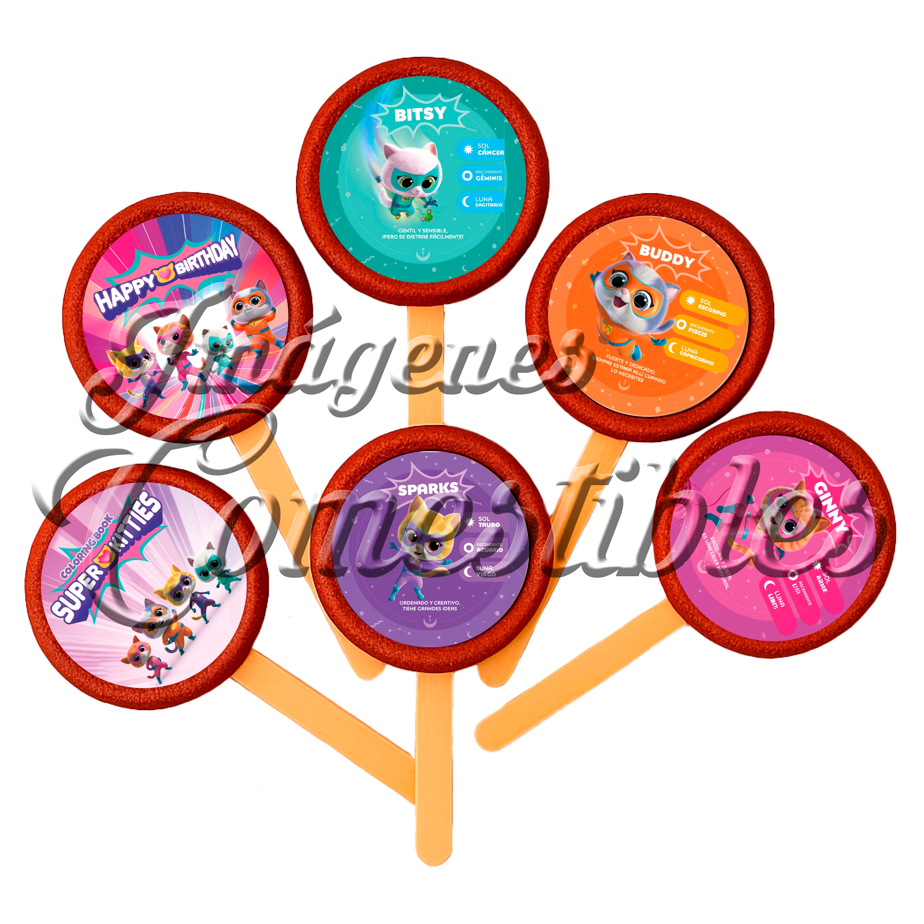 Paletas de chamoy – Súper kitties