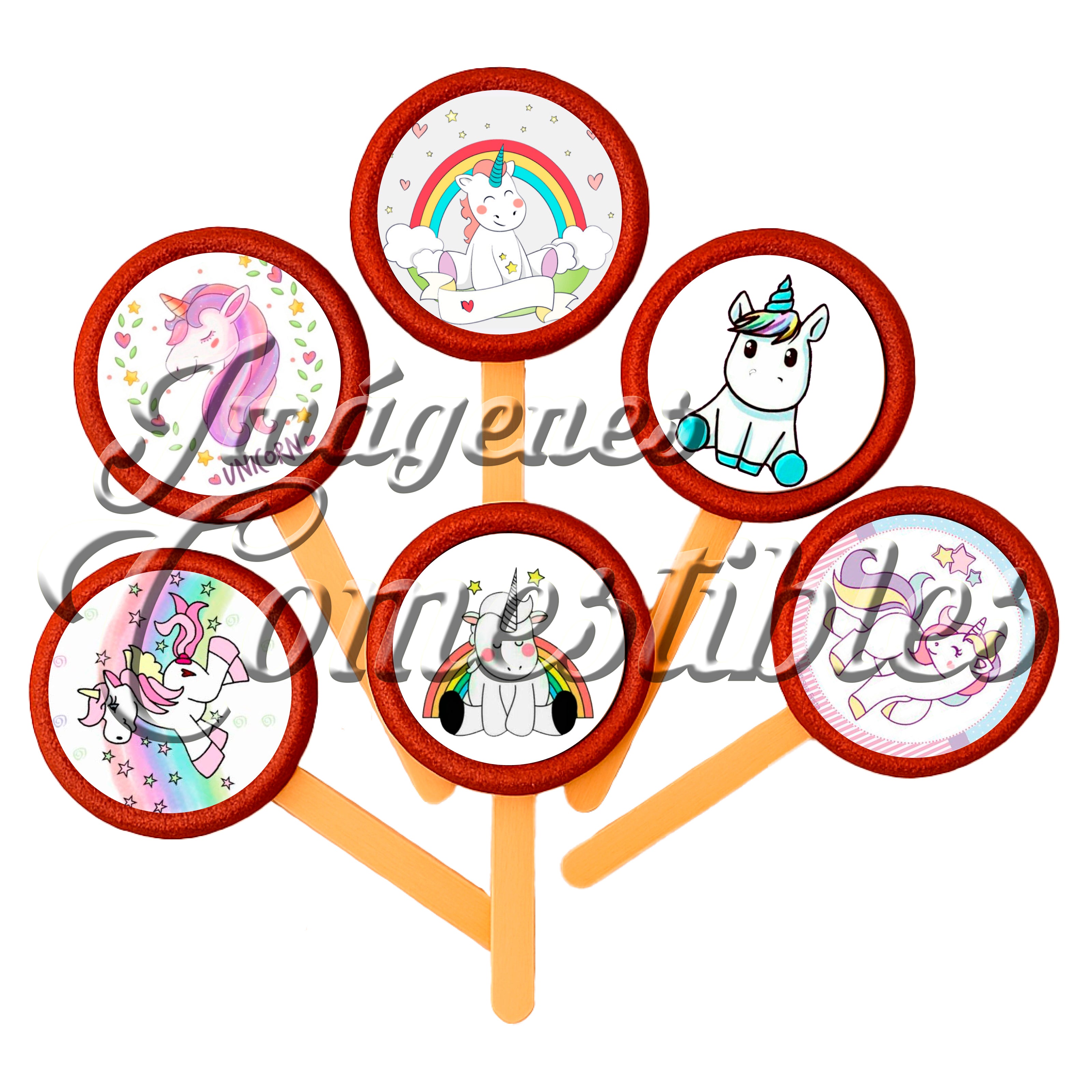 Paletas de chamoy – Unicornio