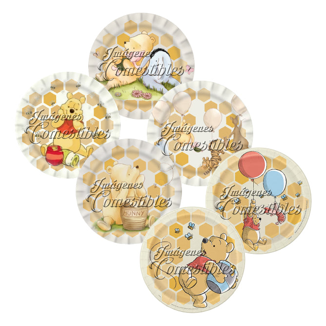 Obleitas comestibles - Winnie Pooh