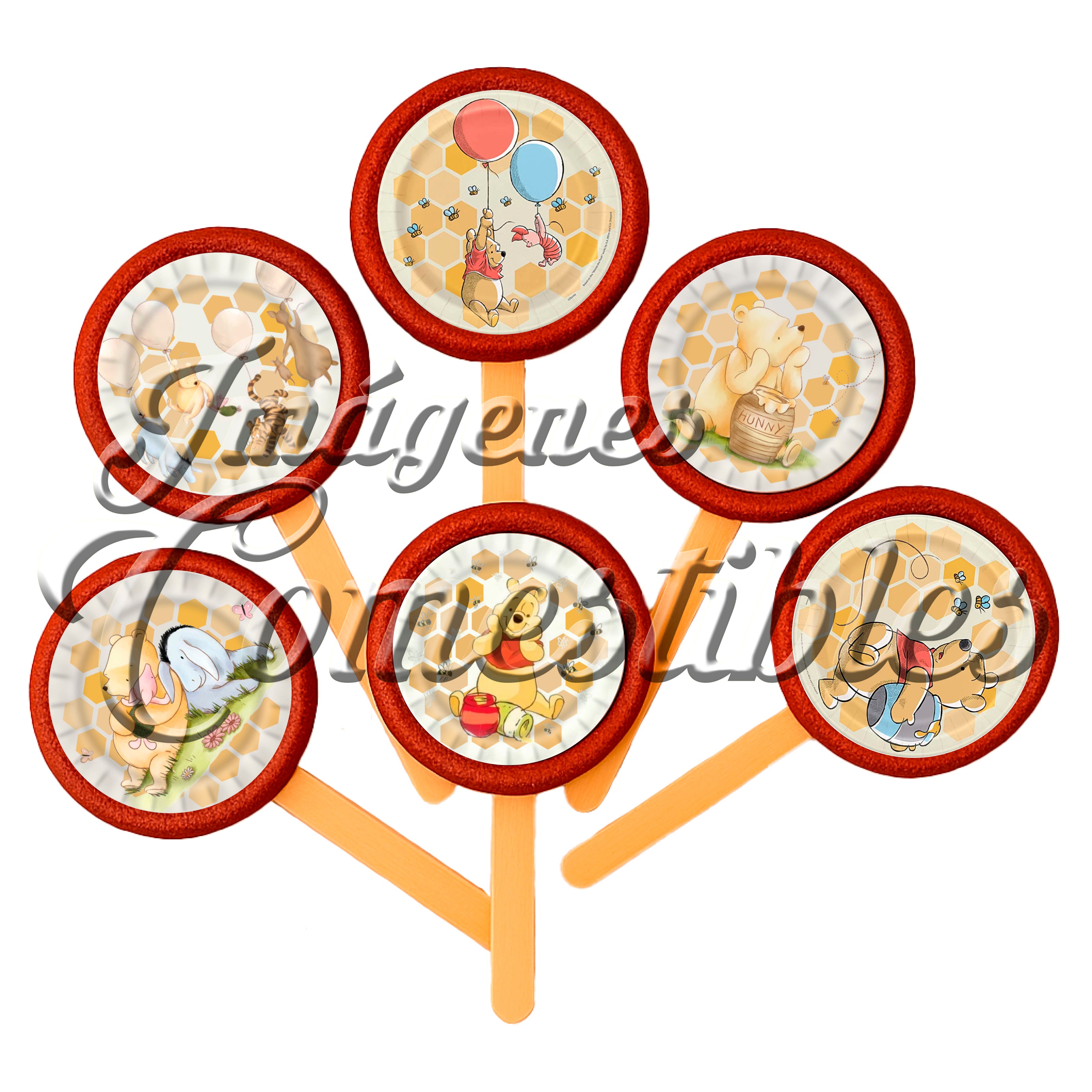 Paletas de chamoy – Winnie pooh