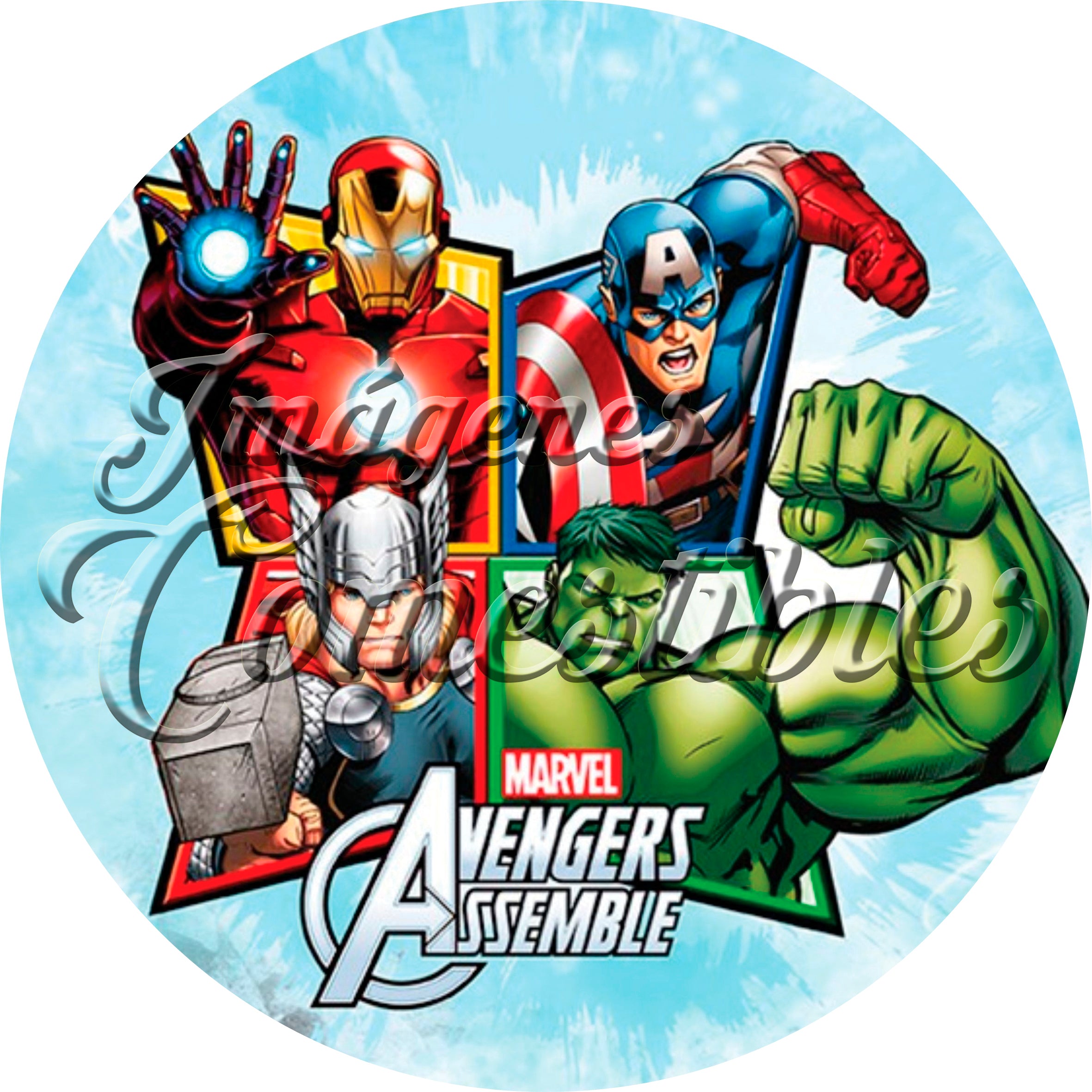 Oblea comestible - Avengers-1