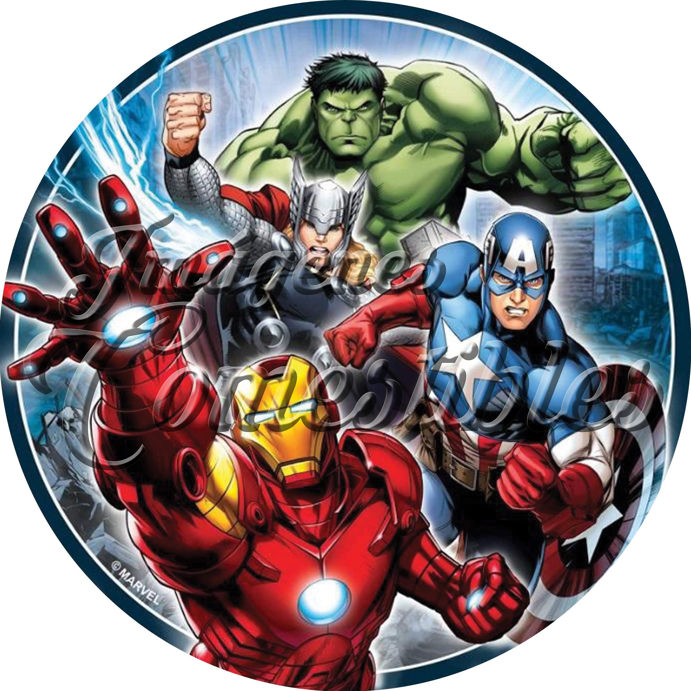 Oblea comestible - Avengers-3