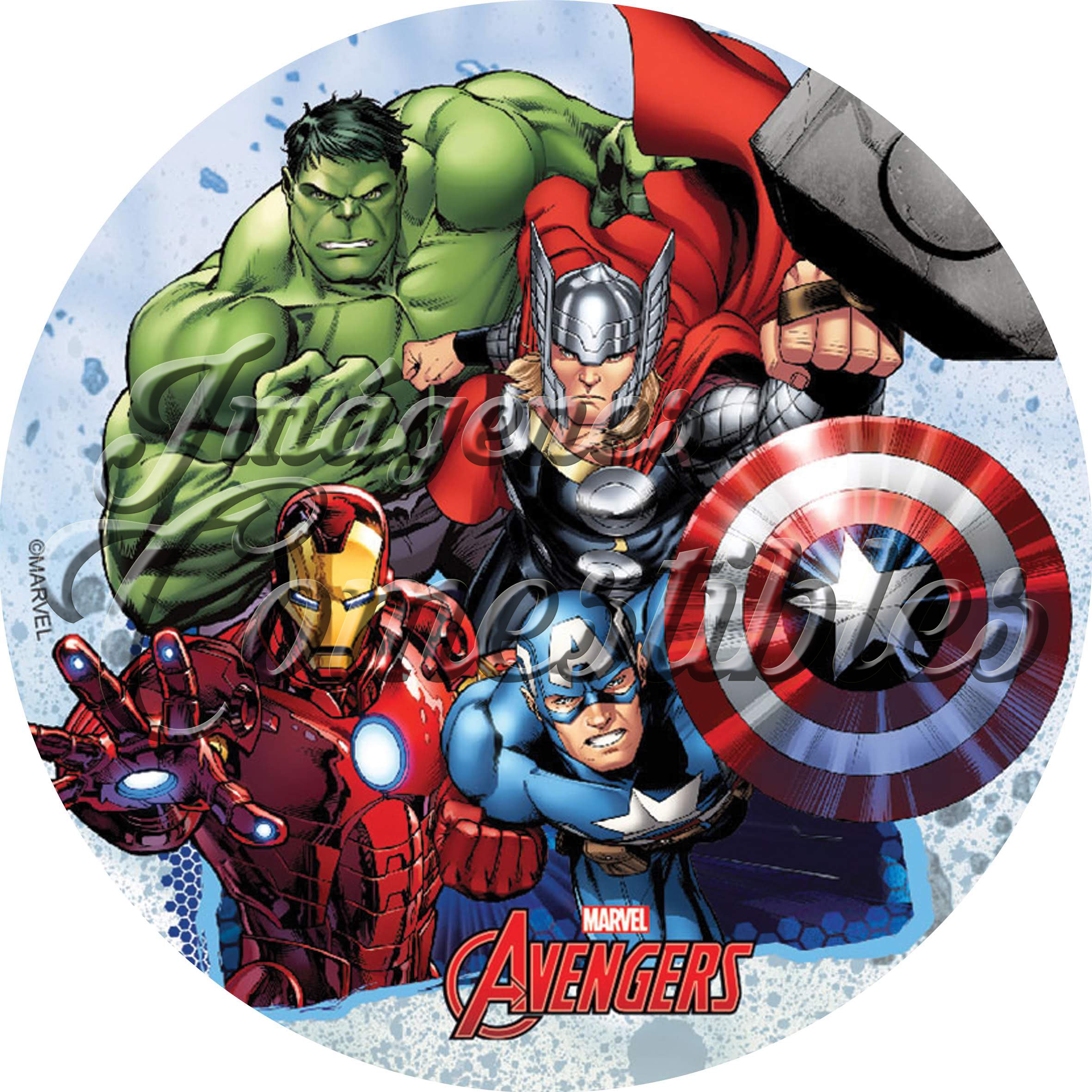 Oblea comestible - Avengers-4