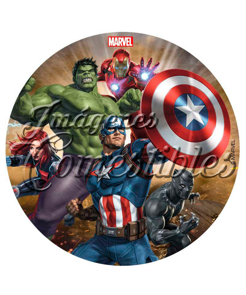 Oblea comestible - Avengers-7