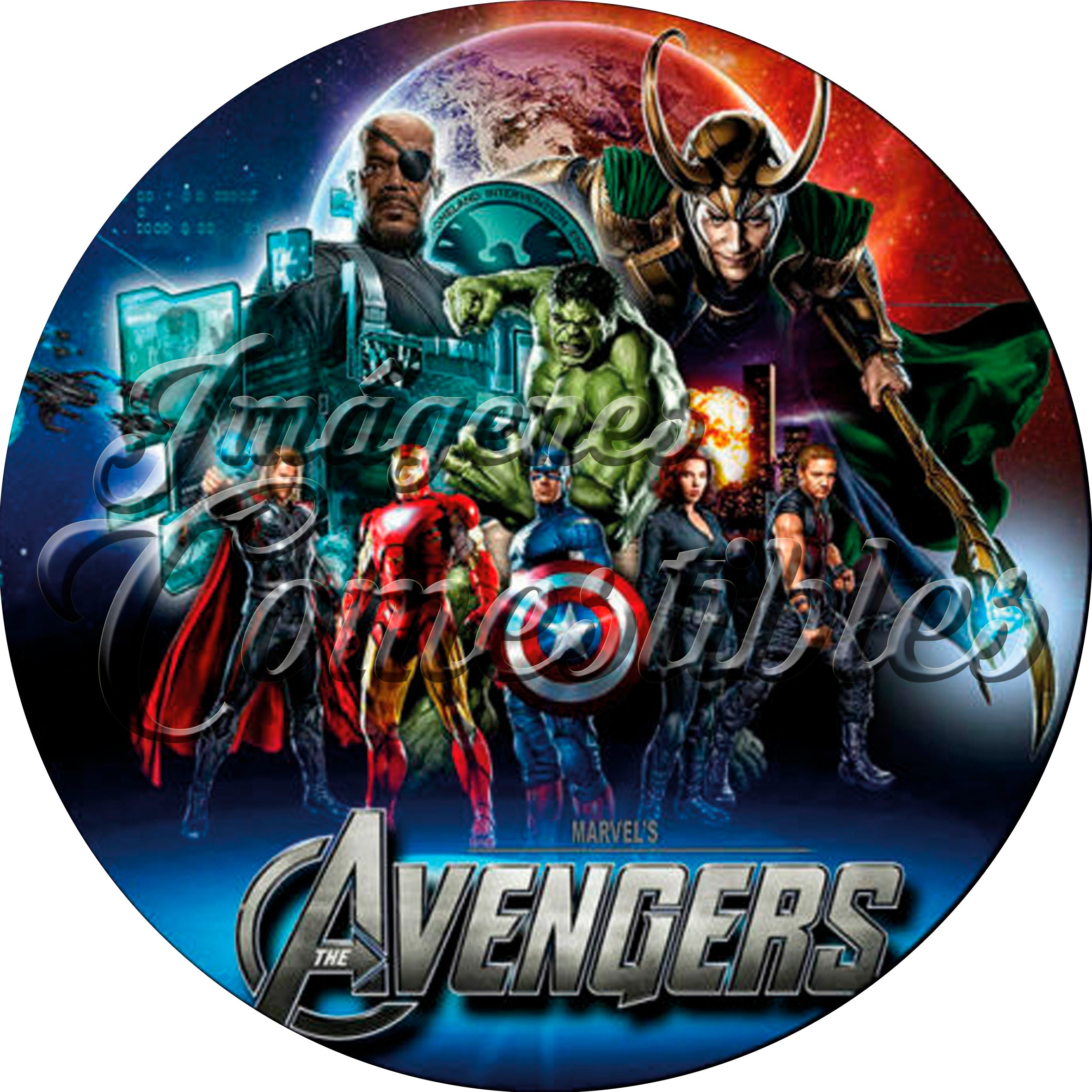 Oblea comestible - Avengers-8