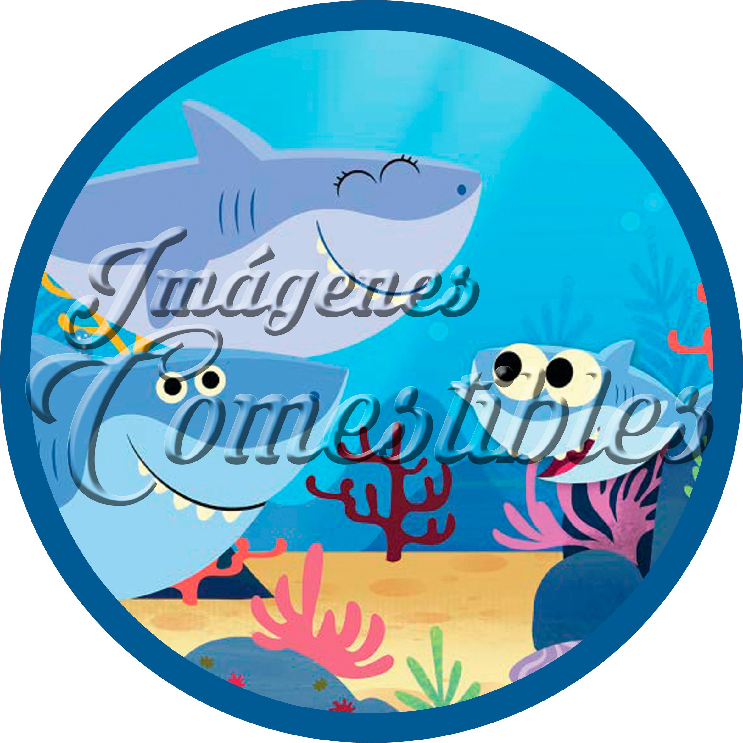 Oblea comestible - Baby-shark-1