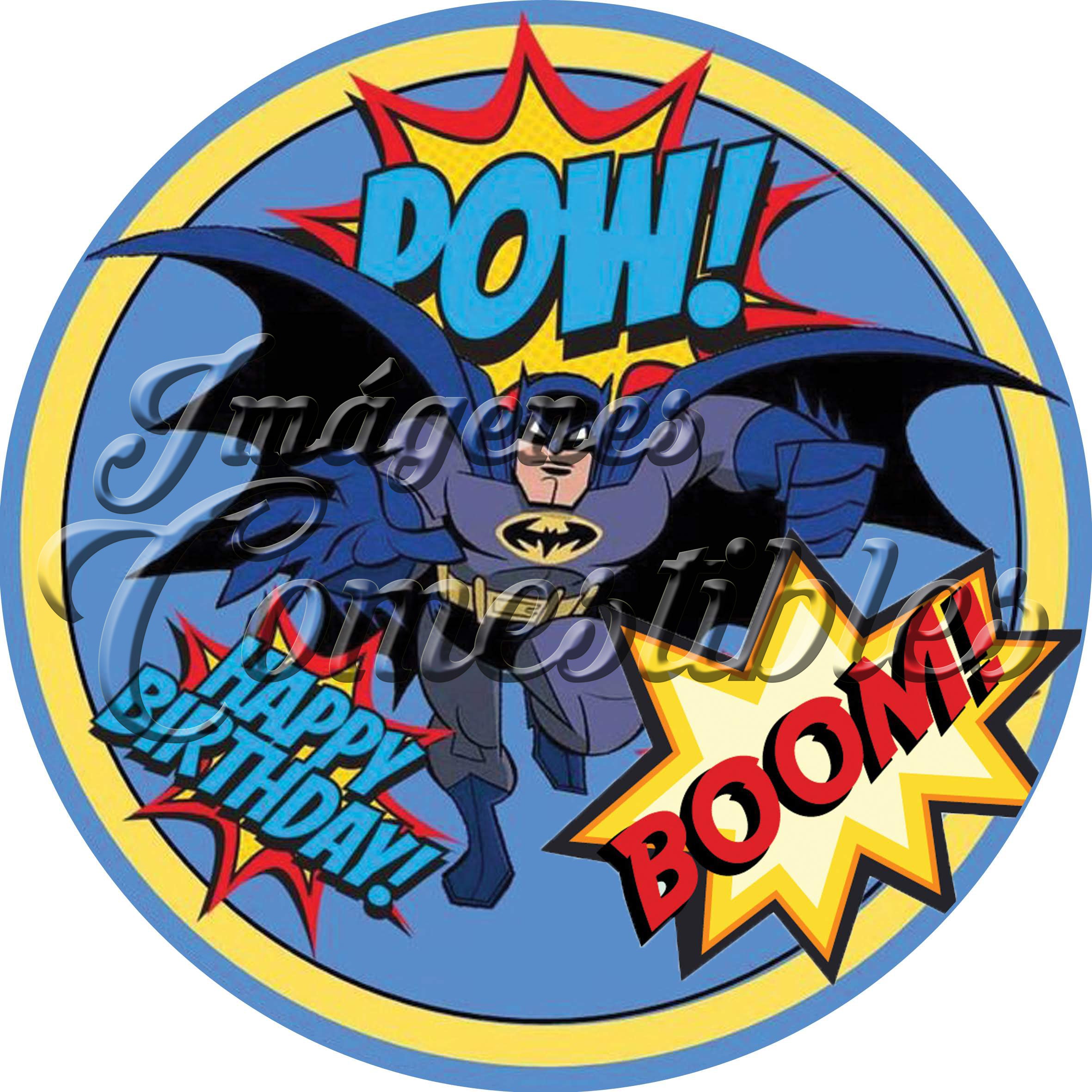 Oblea comestible - Batman-1