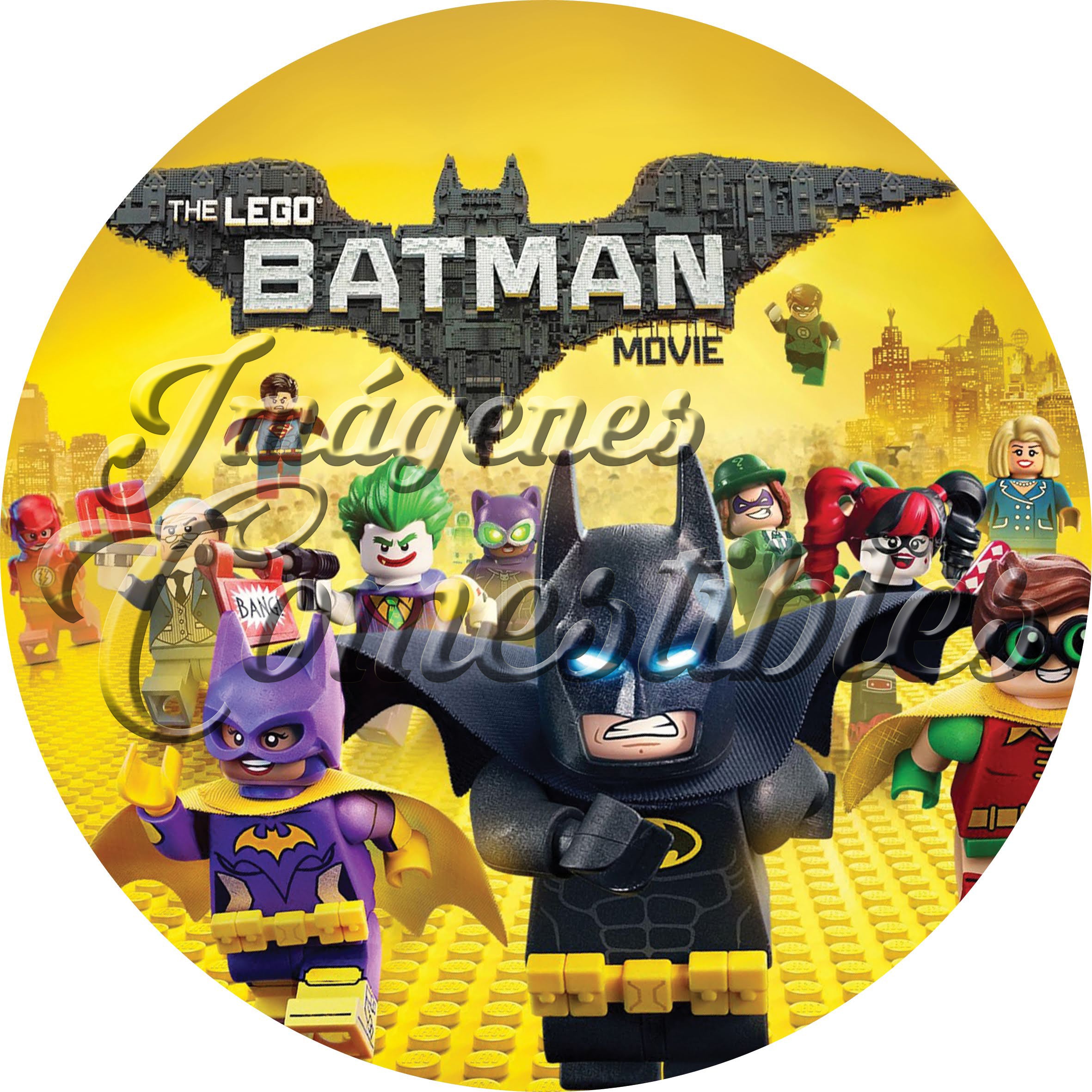Oblea comestible - Batman lego-1