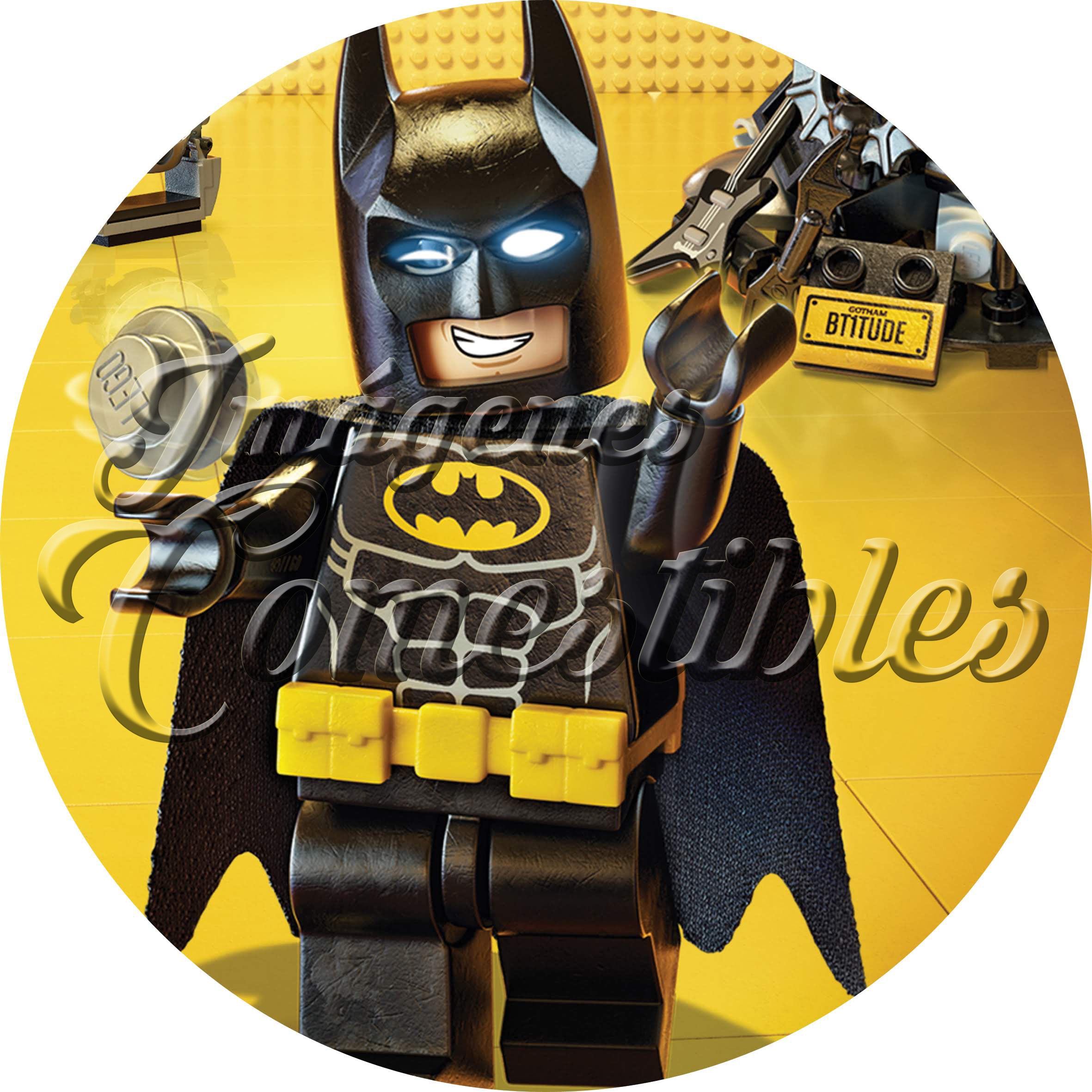 Oblea comestible - Batman lego-3