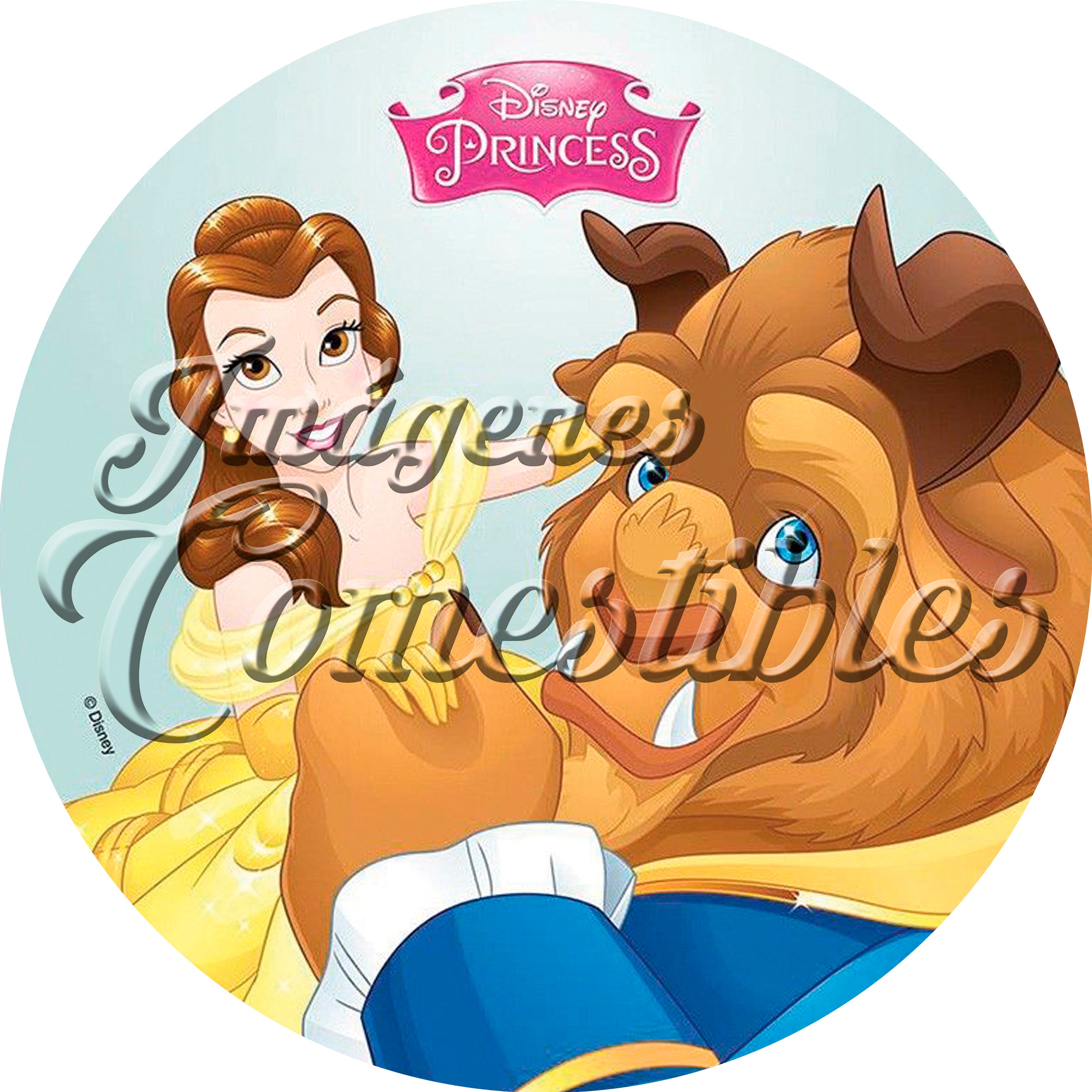 Oblea comestible - Bella y bestia-2