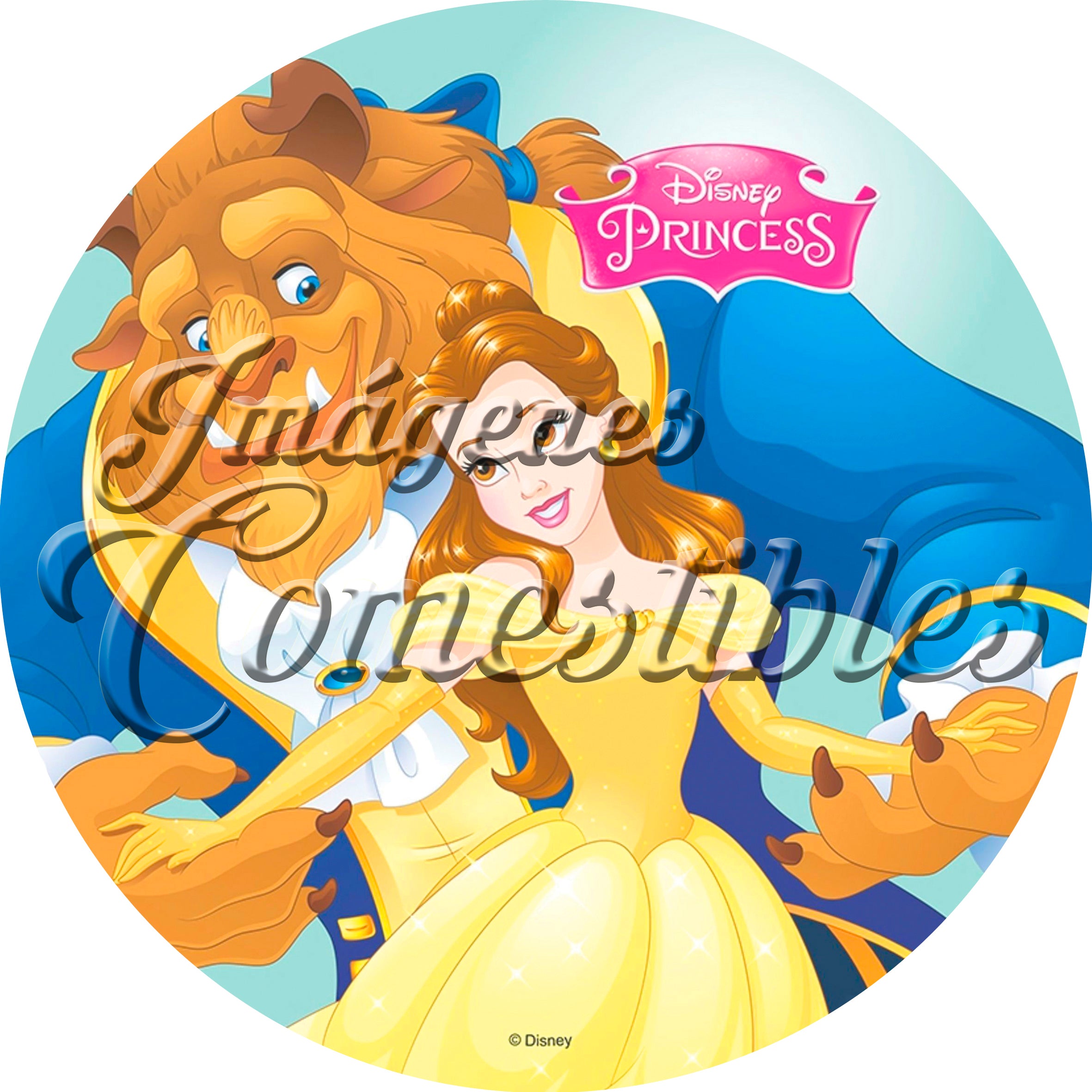 Oblea comestible - Bella y bestia-4