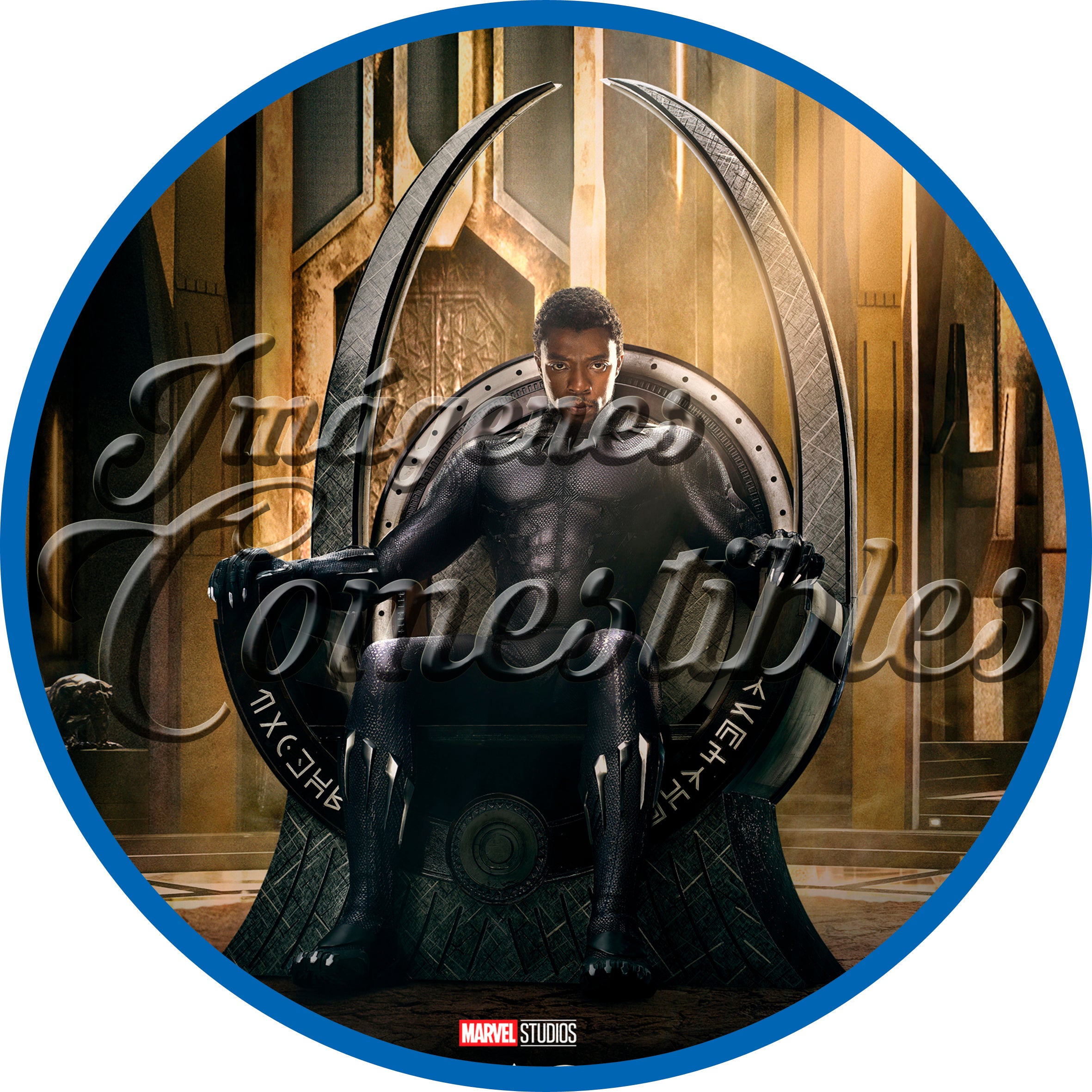 Oblea comestible - Black panther