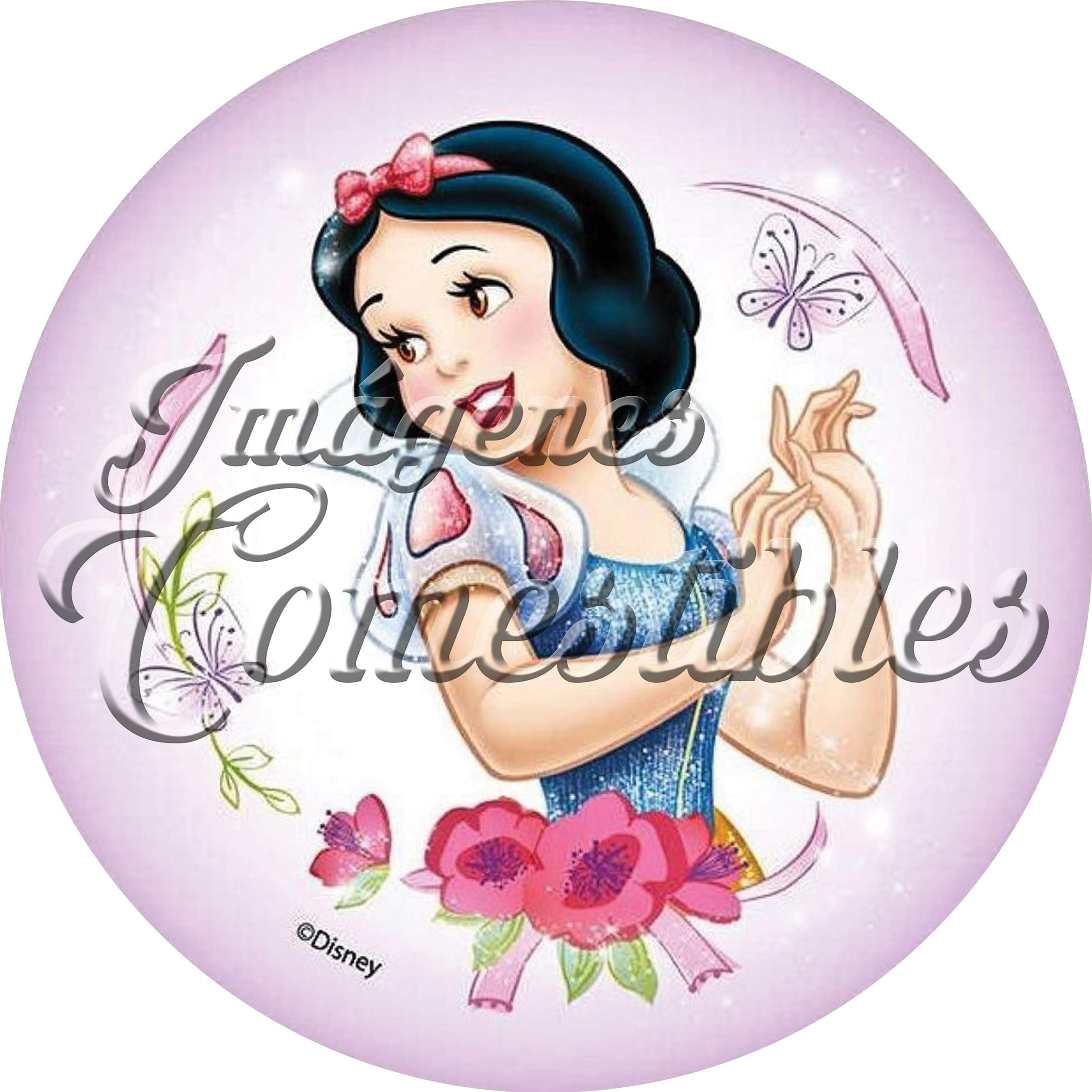 Oblea comestible - Blanca nieves-2