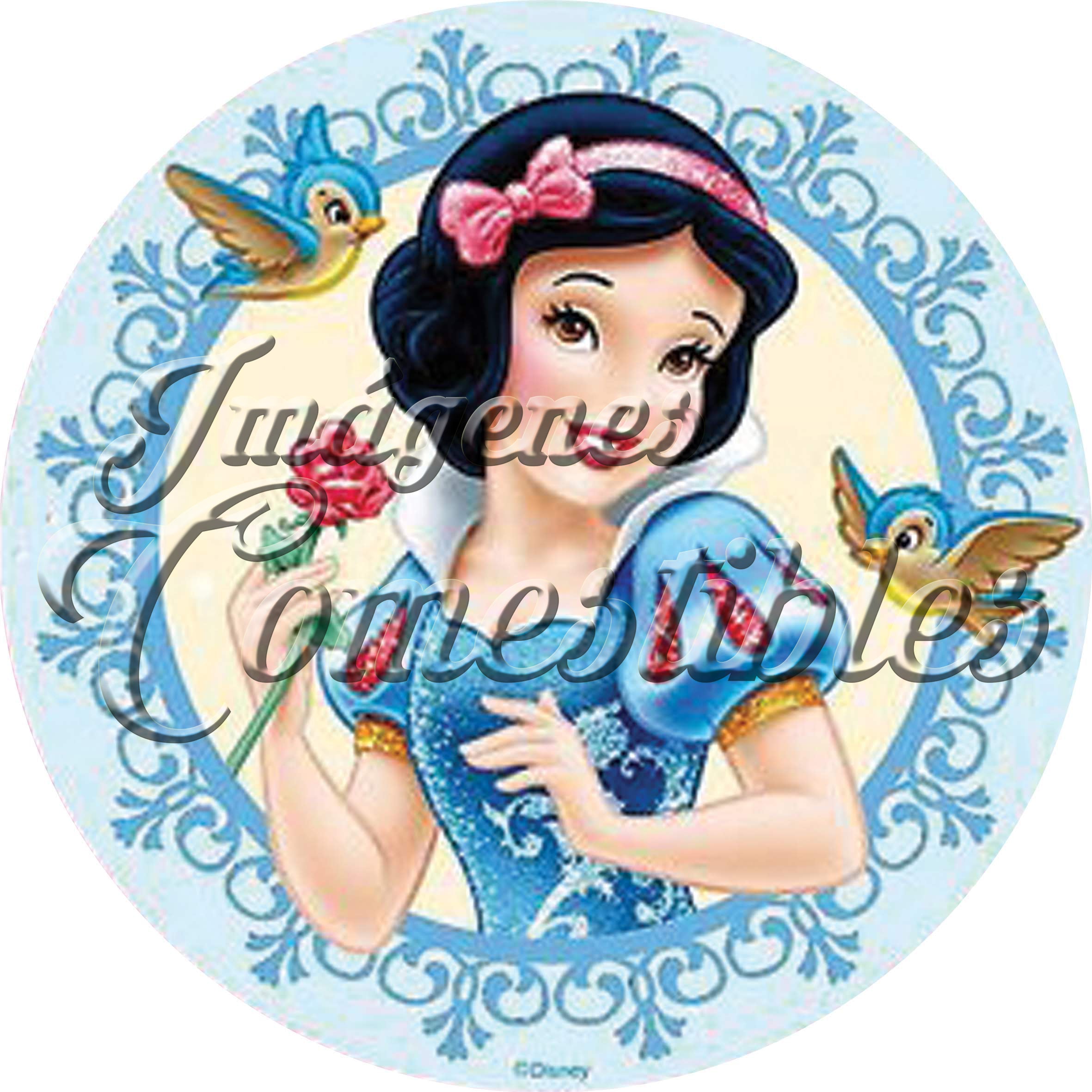 Oblea comestible - Blanca nieves-3