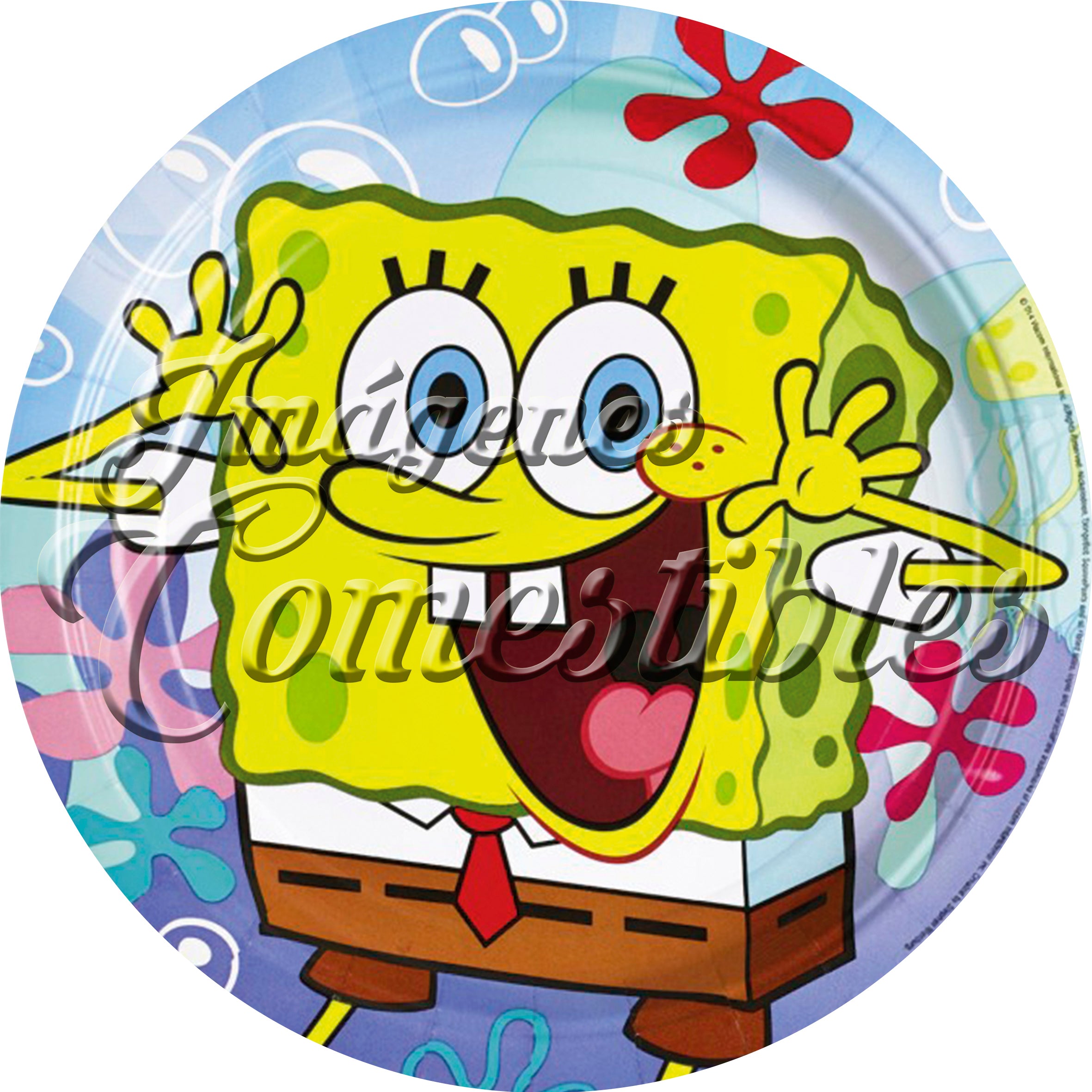 Oblea comestible - Bob esponja-4