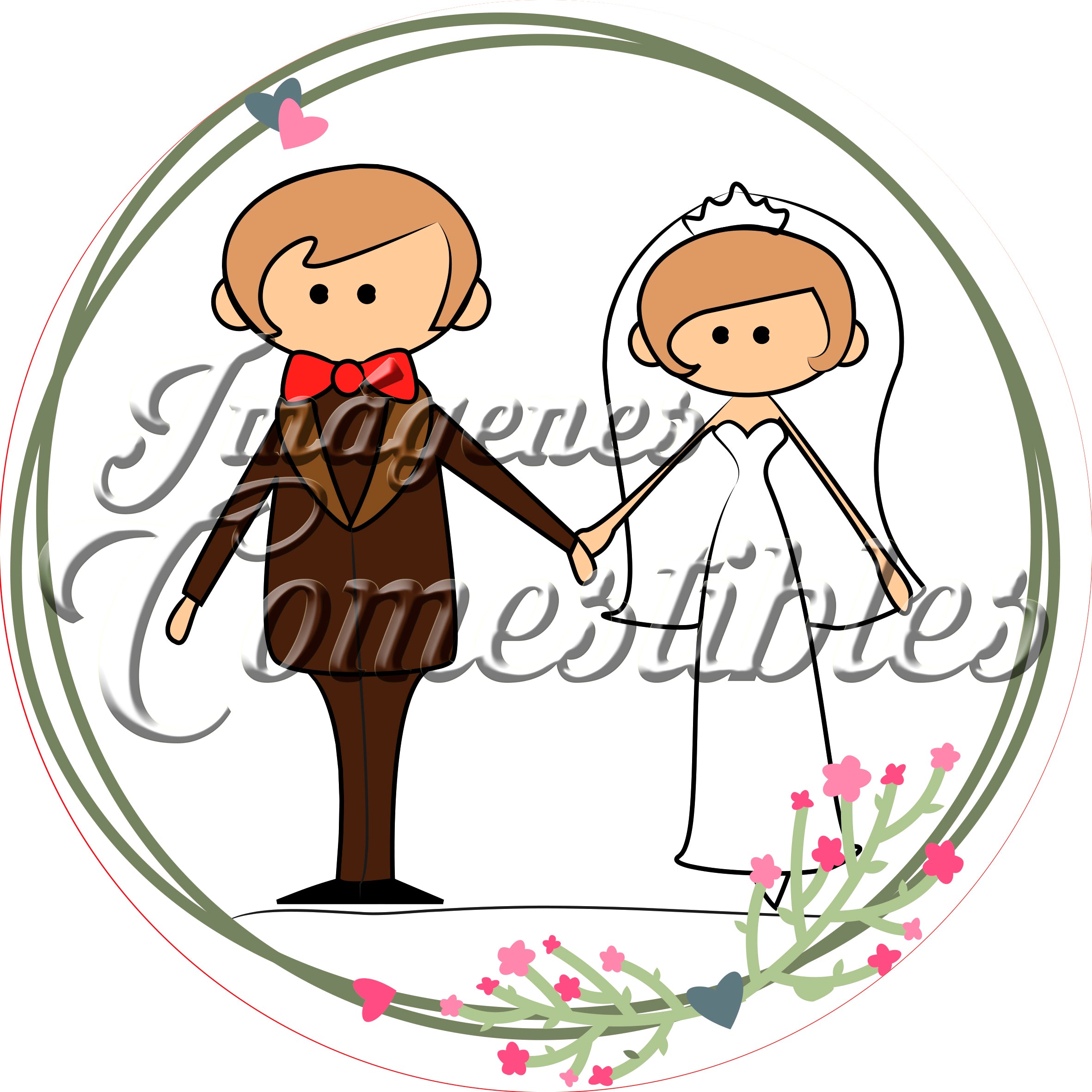 Oblea comestible - Boda-1