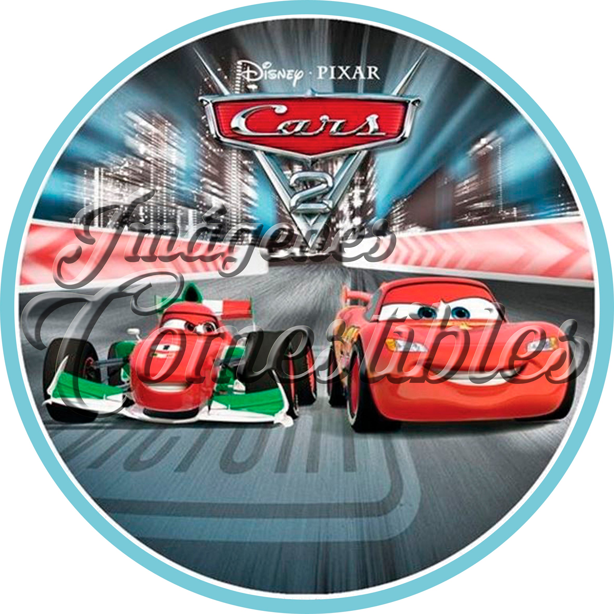 Oblea comestible - Cars-1