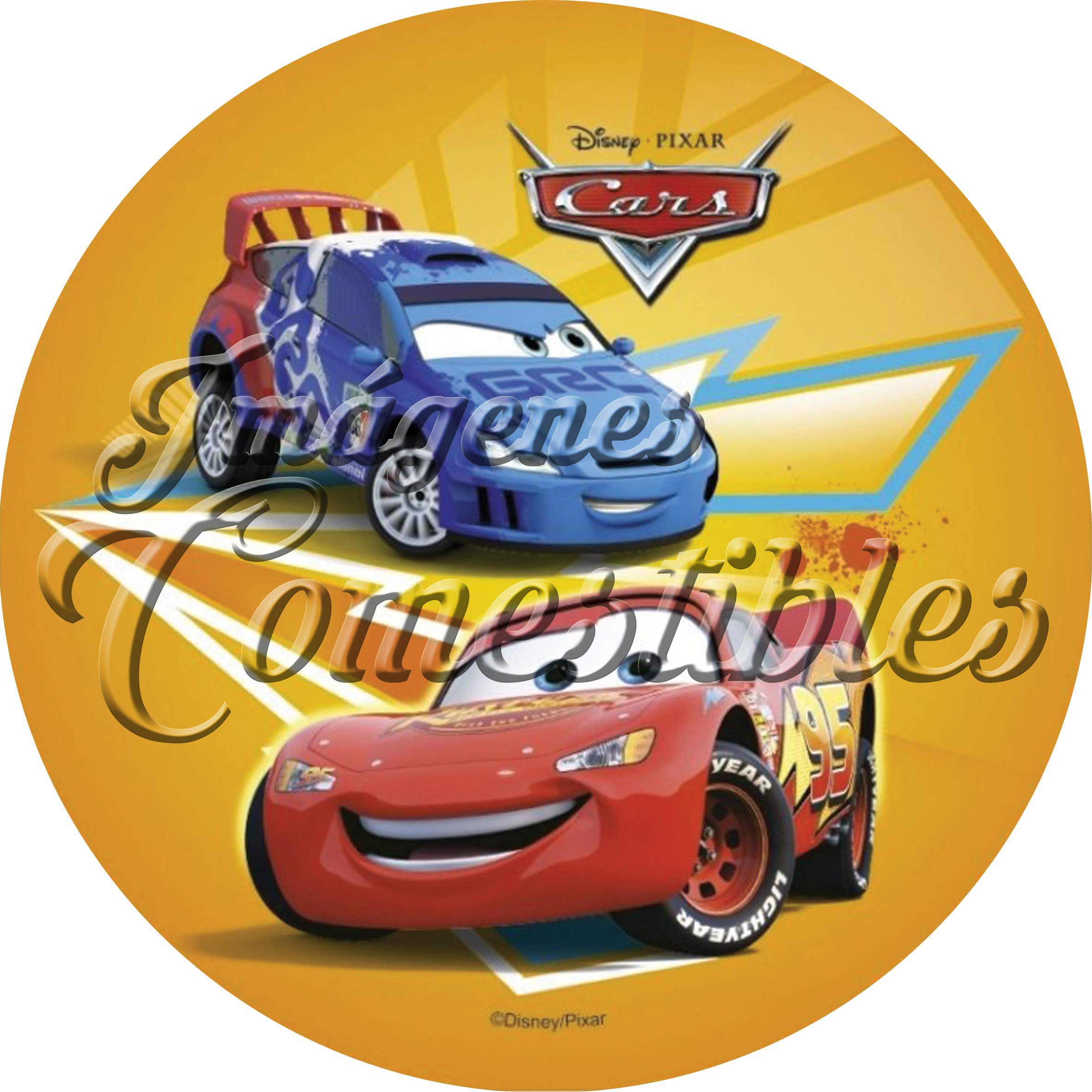 Oblea comestible - Cars-3