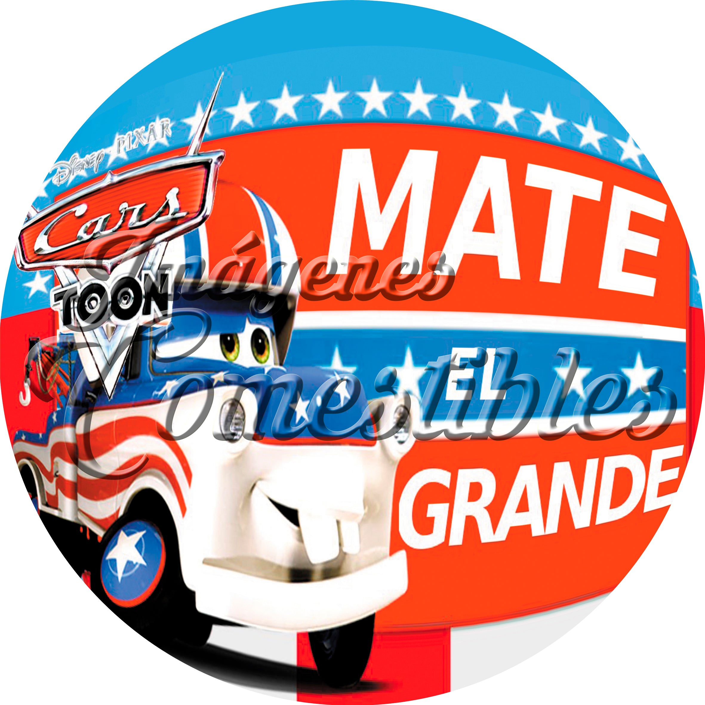 Oblea comestible - Cars-6