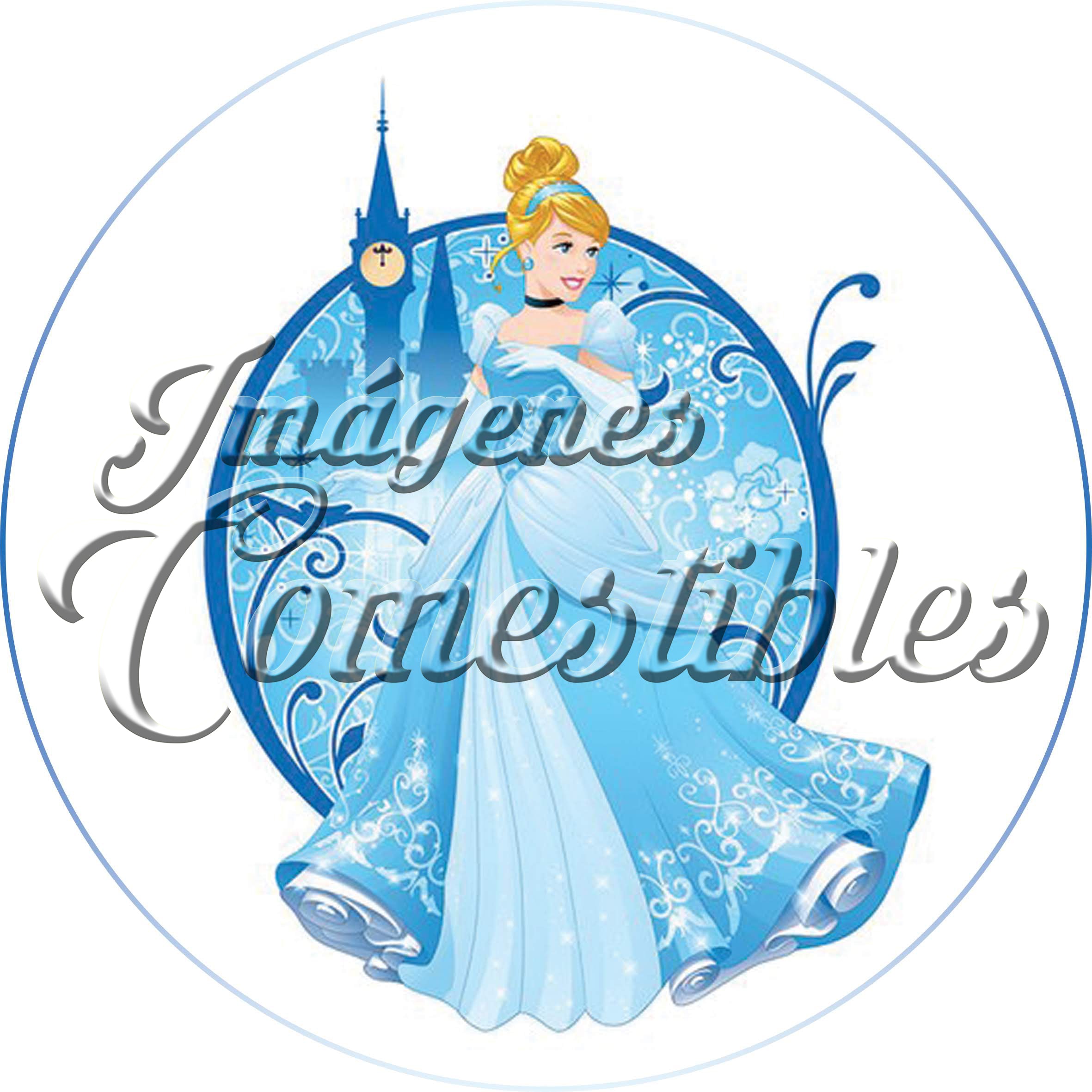 Oblea comestible - Cenicienta-1