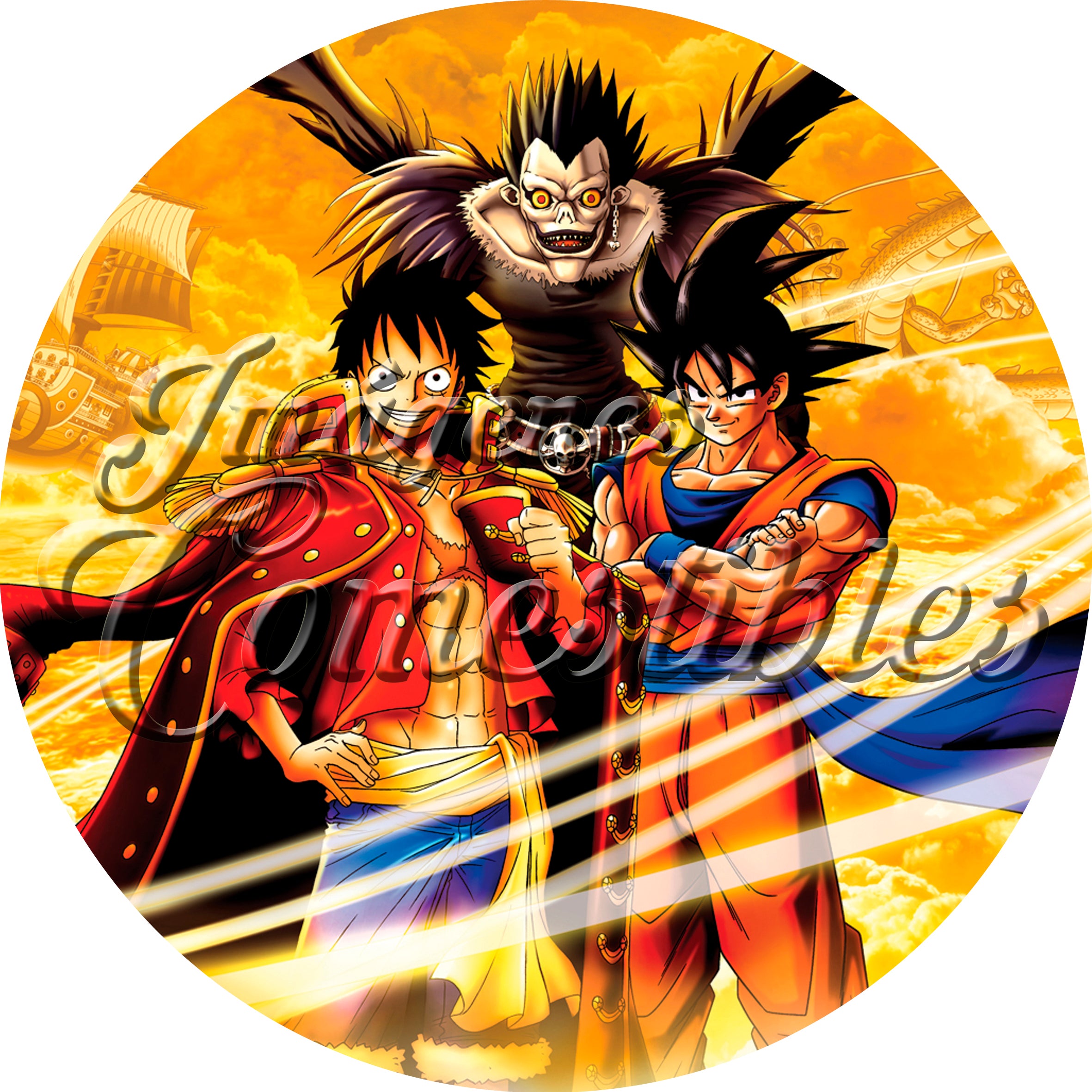 Oblea comestible - Dragon ball death note-1