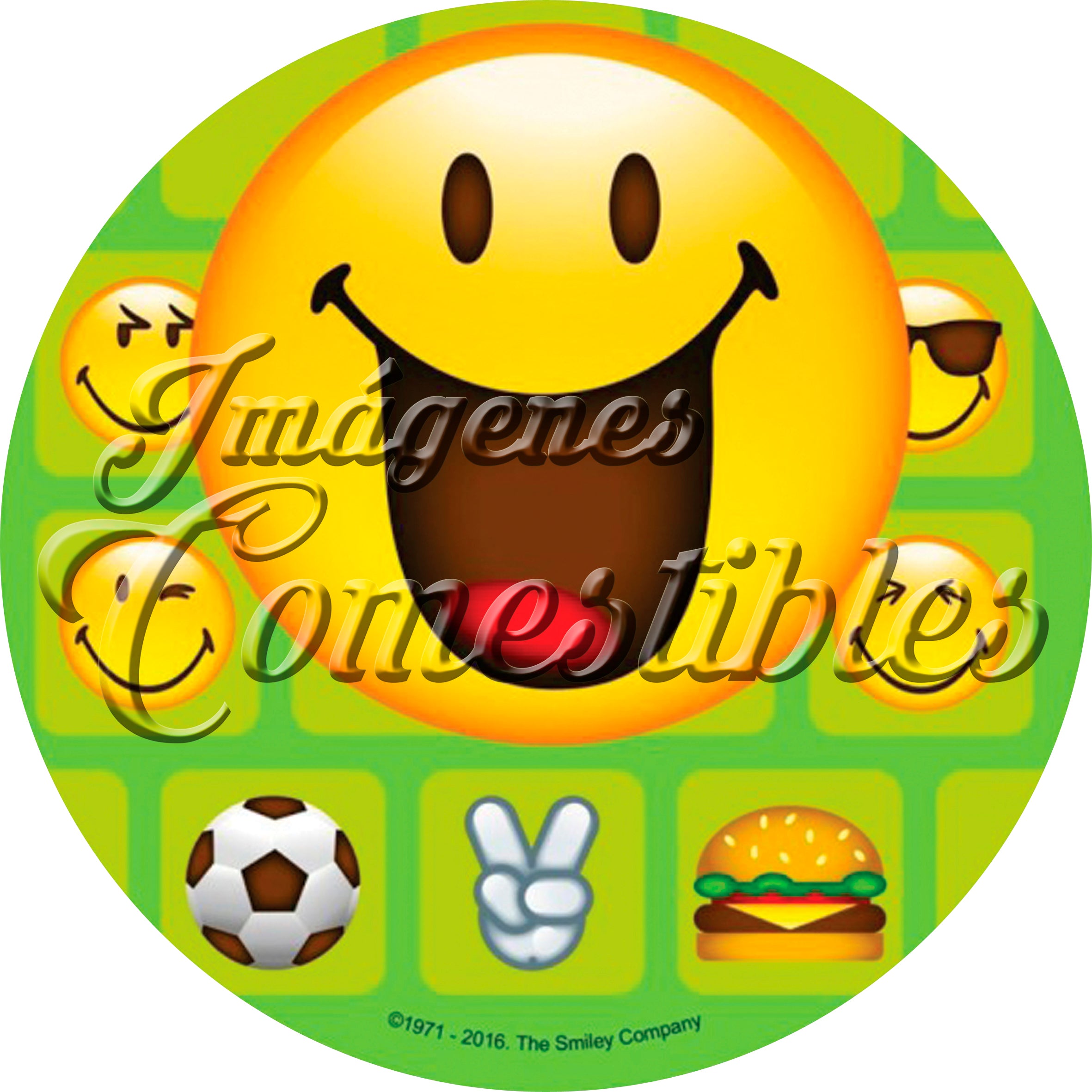 Oblea comestible - Emoji-1