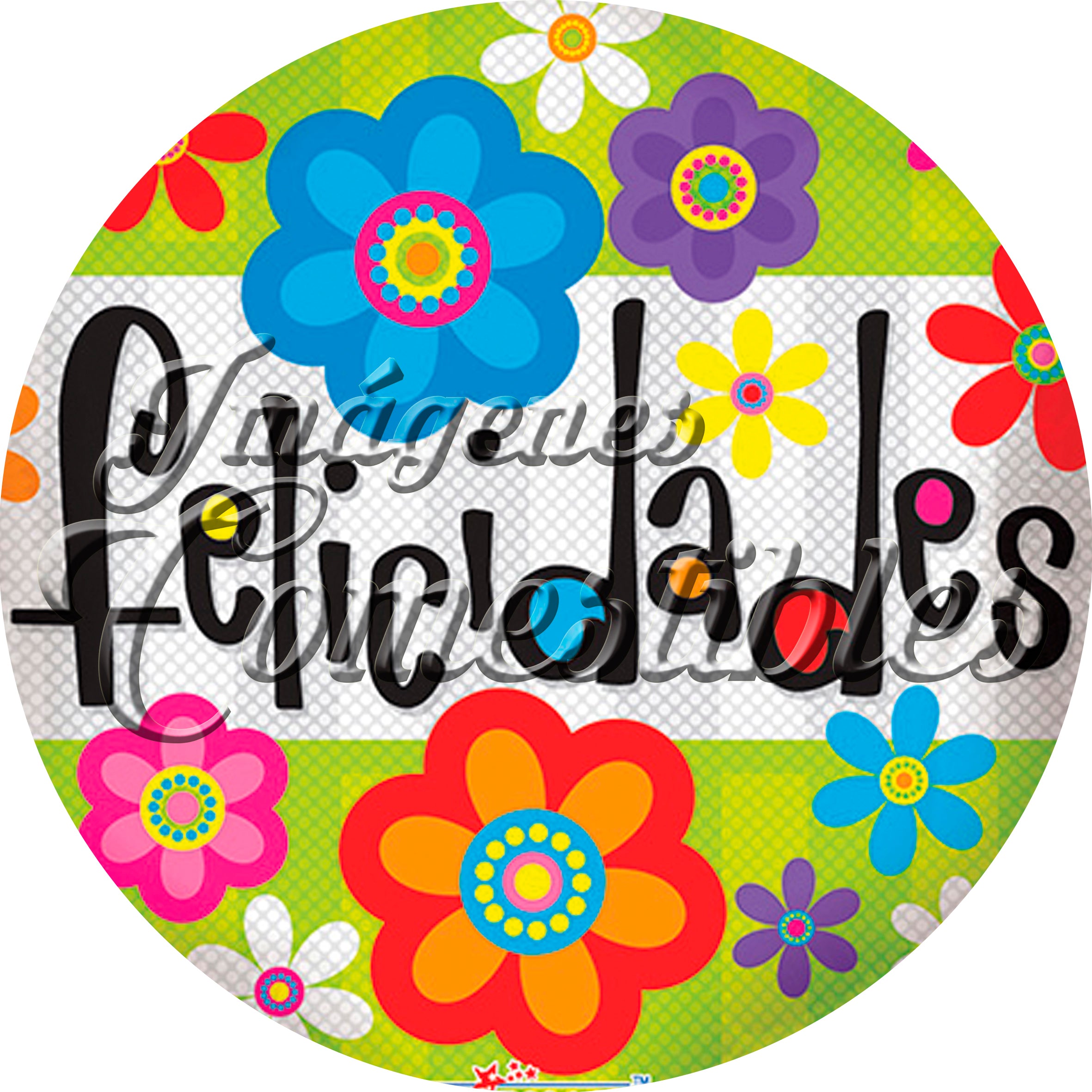 Oblea comestible - Felicidades-5