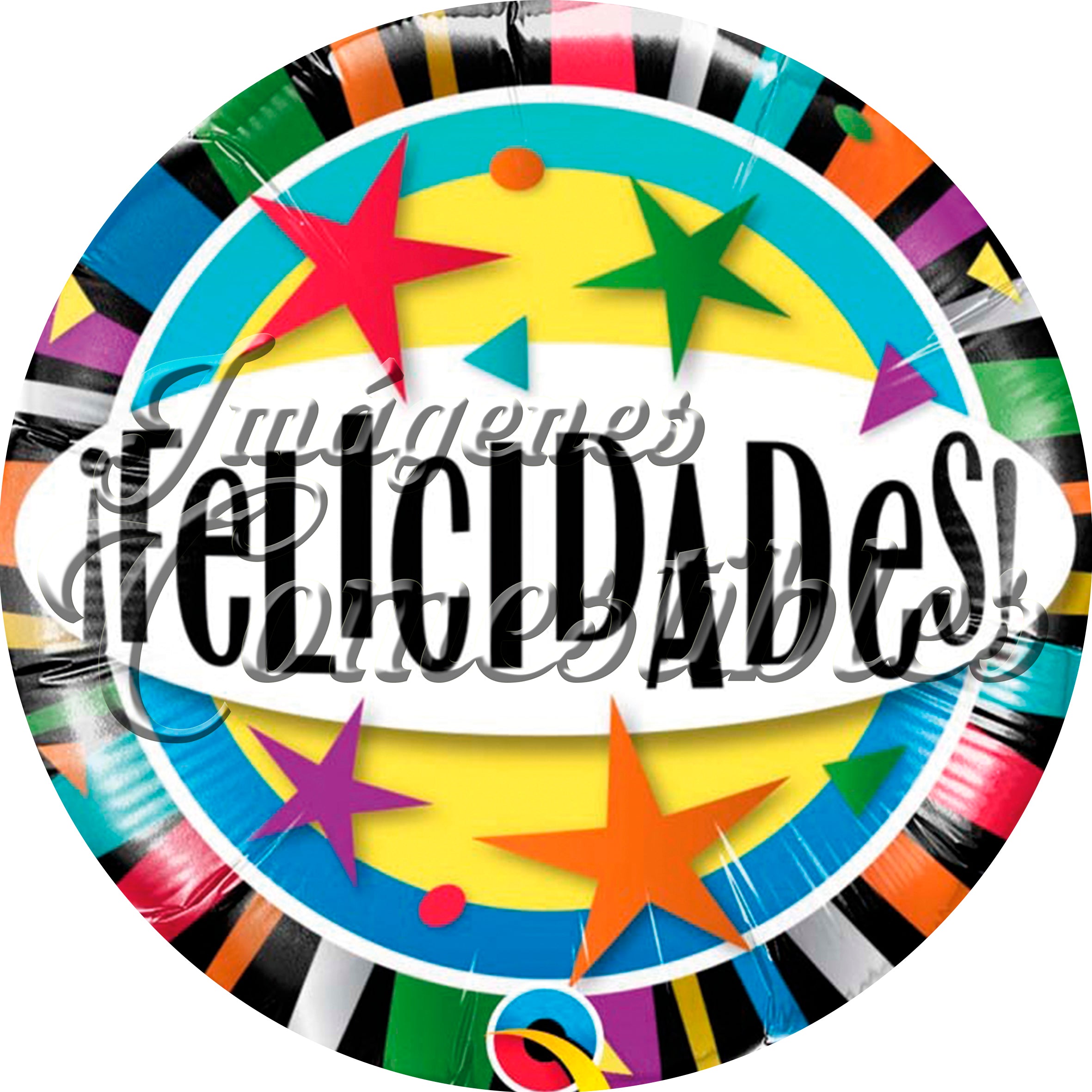 Oblea comestible - Felicidades