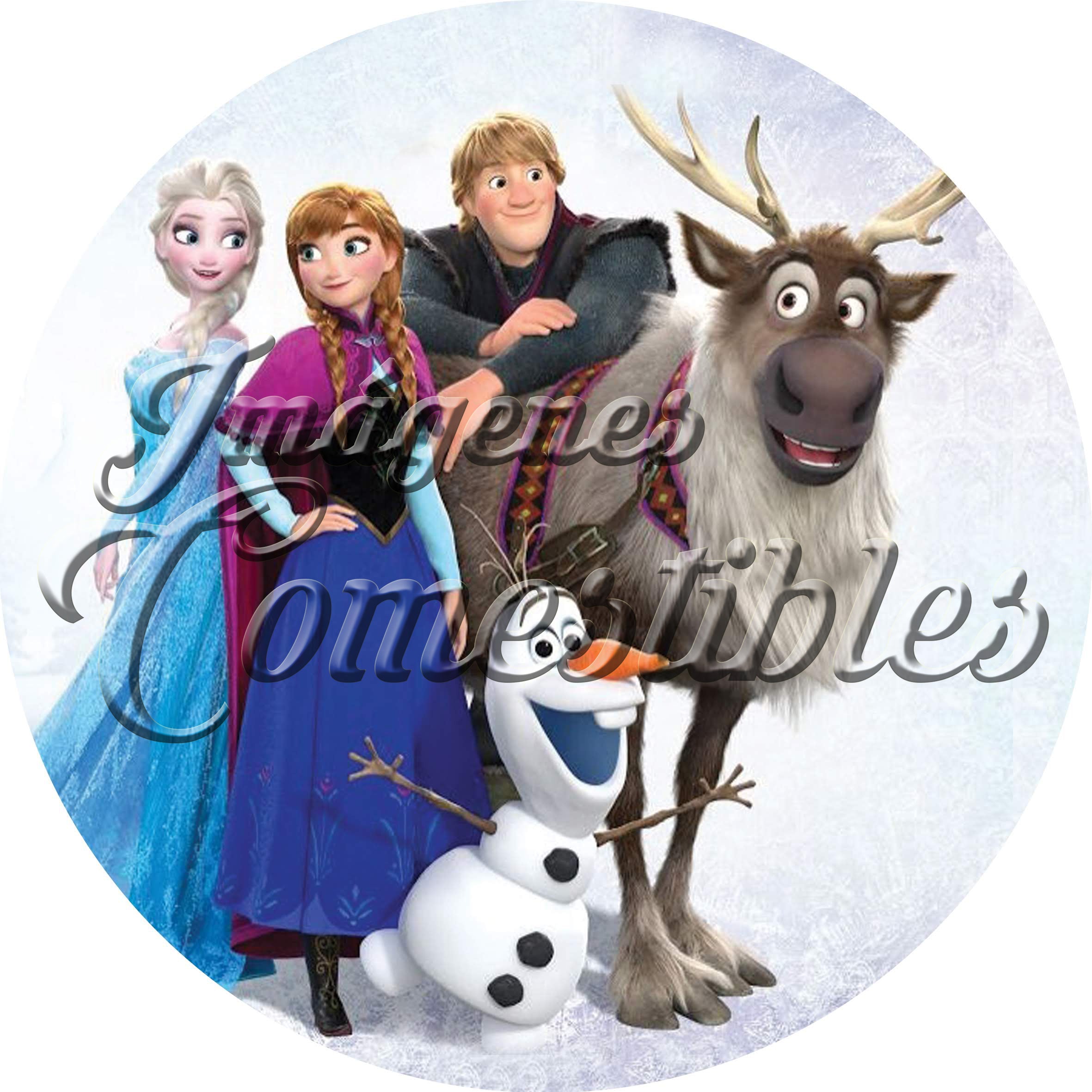 Oblea comestible - Frozen-1