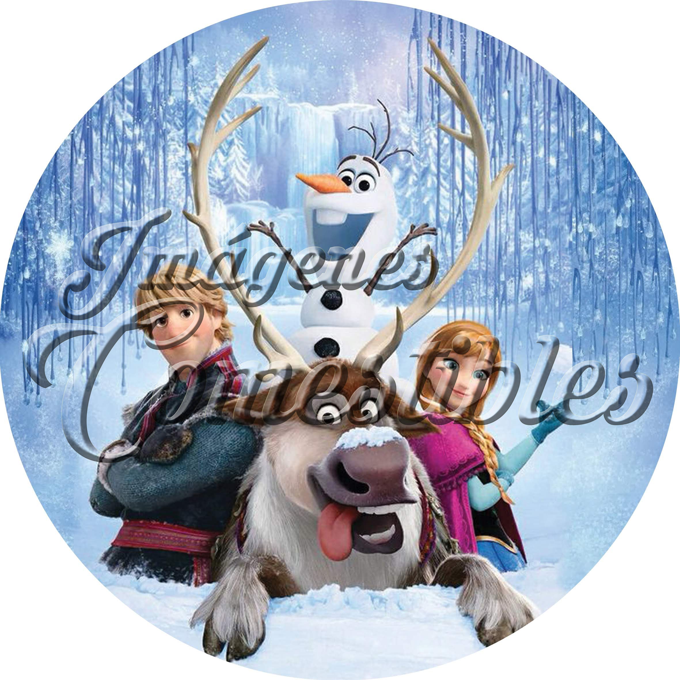 Oblea comestible - Frozen-2