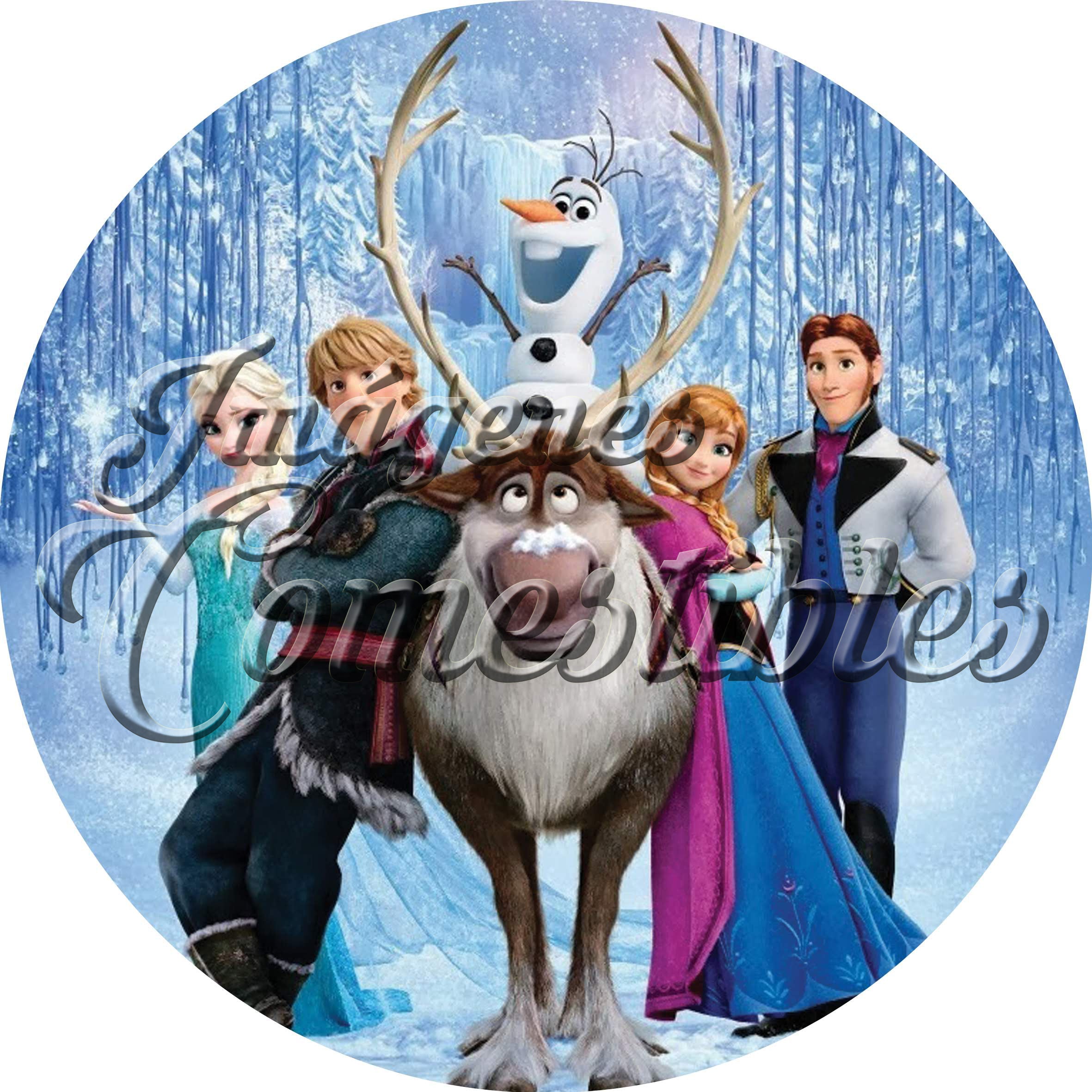 Oblea comestible - Frozen-3