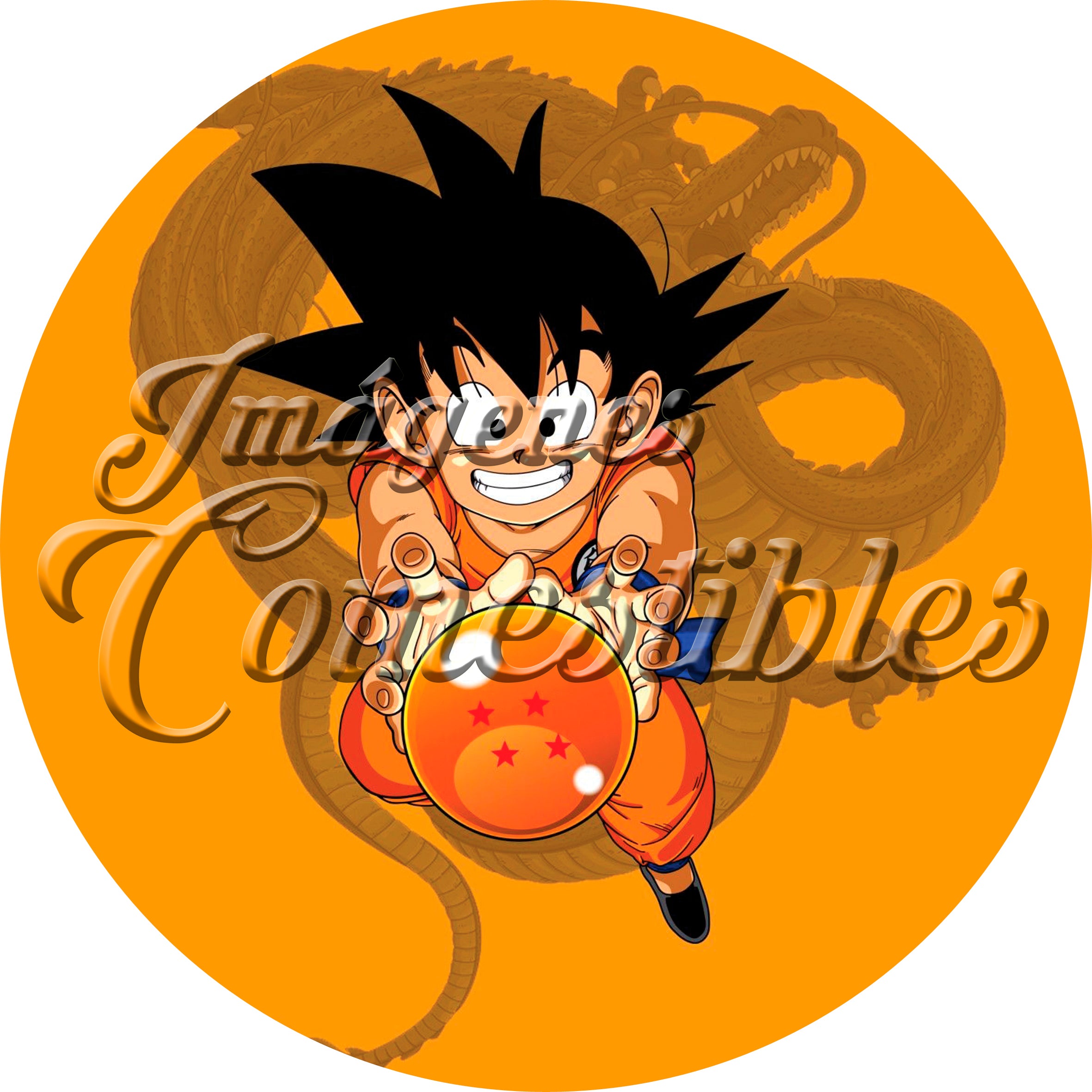 Oblea comestible - Goku-2