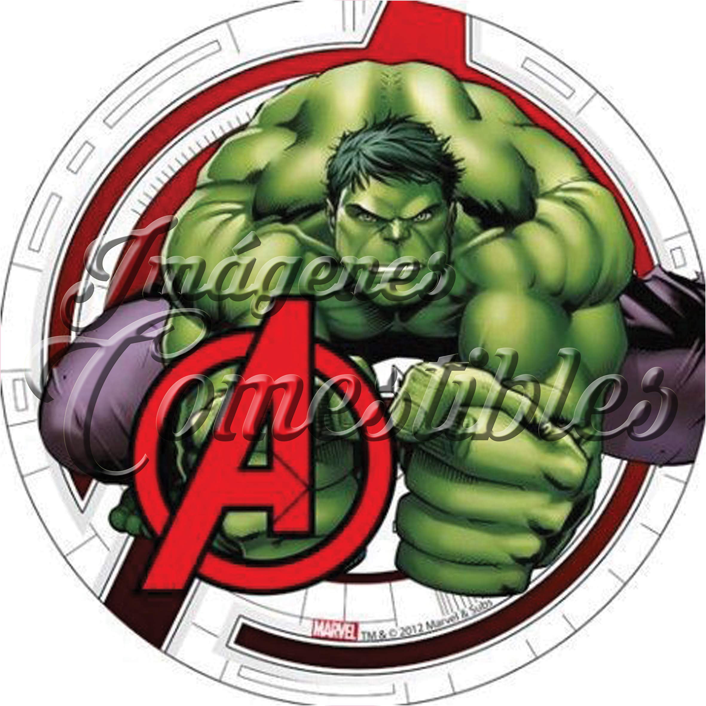 Oblea comestible - Hulk-1