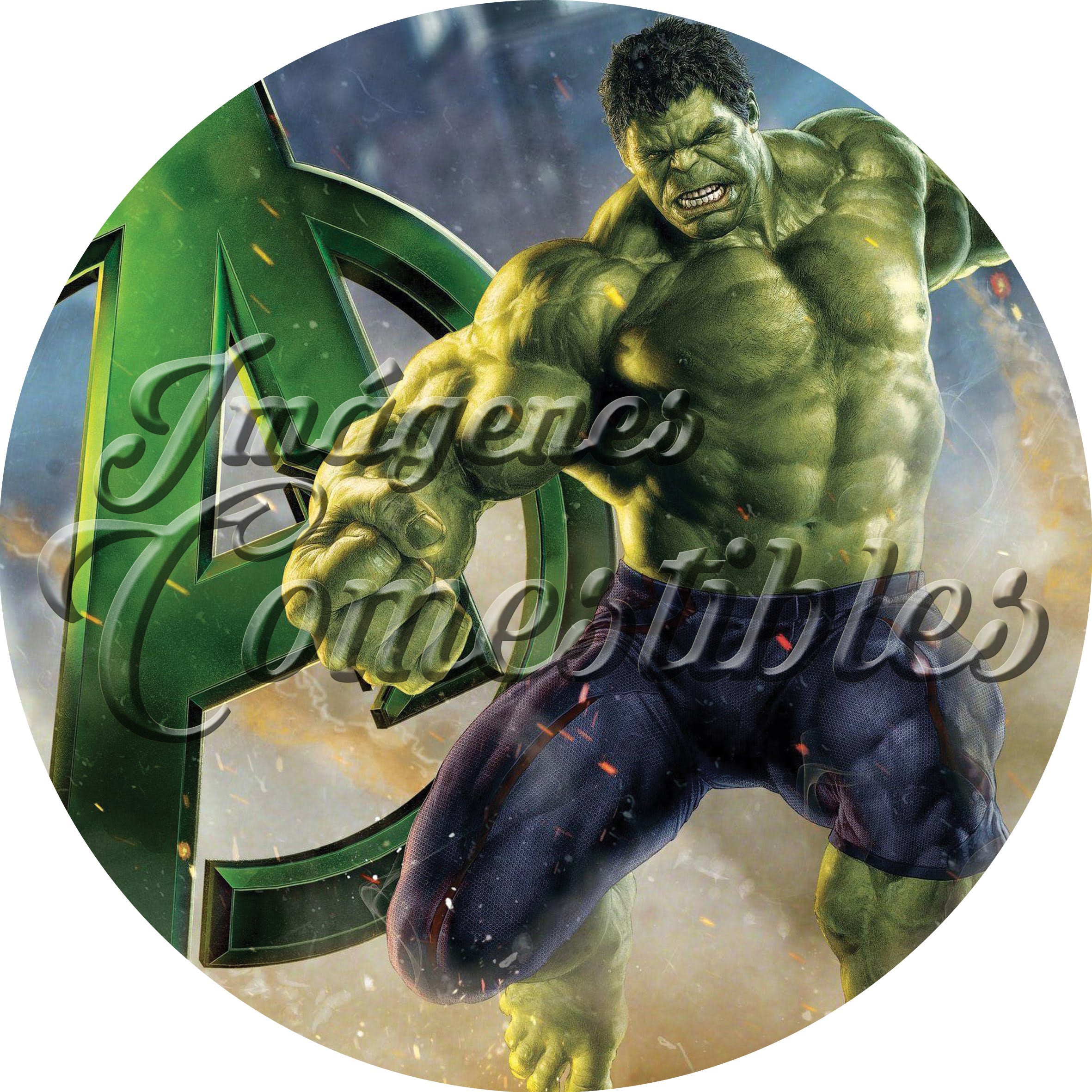 Oblea comestible - Hulk-2