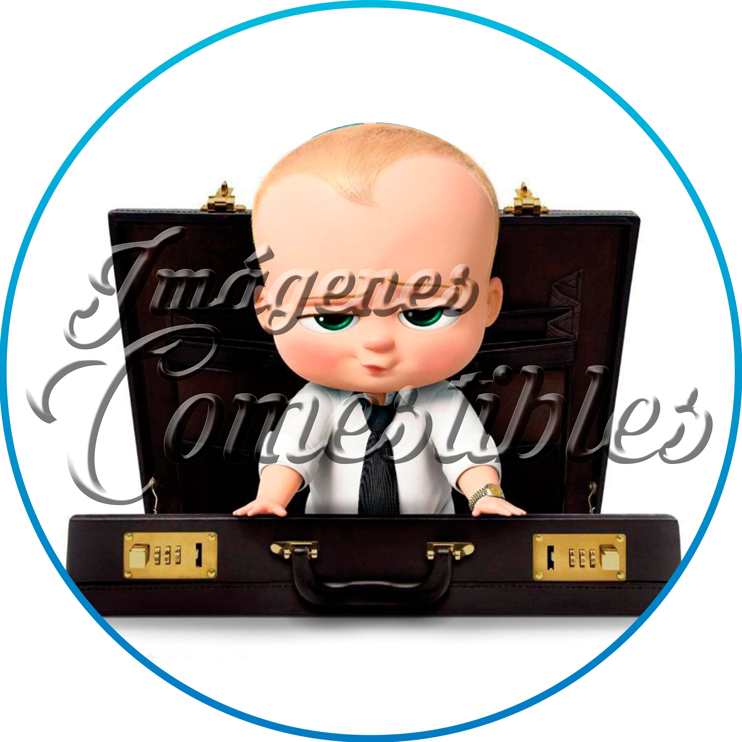 Oblea comestible - Jefe en pañales-4