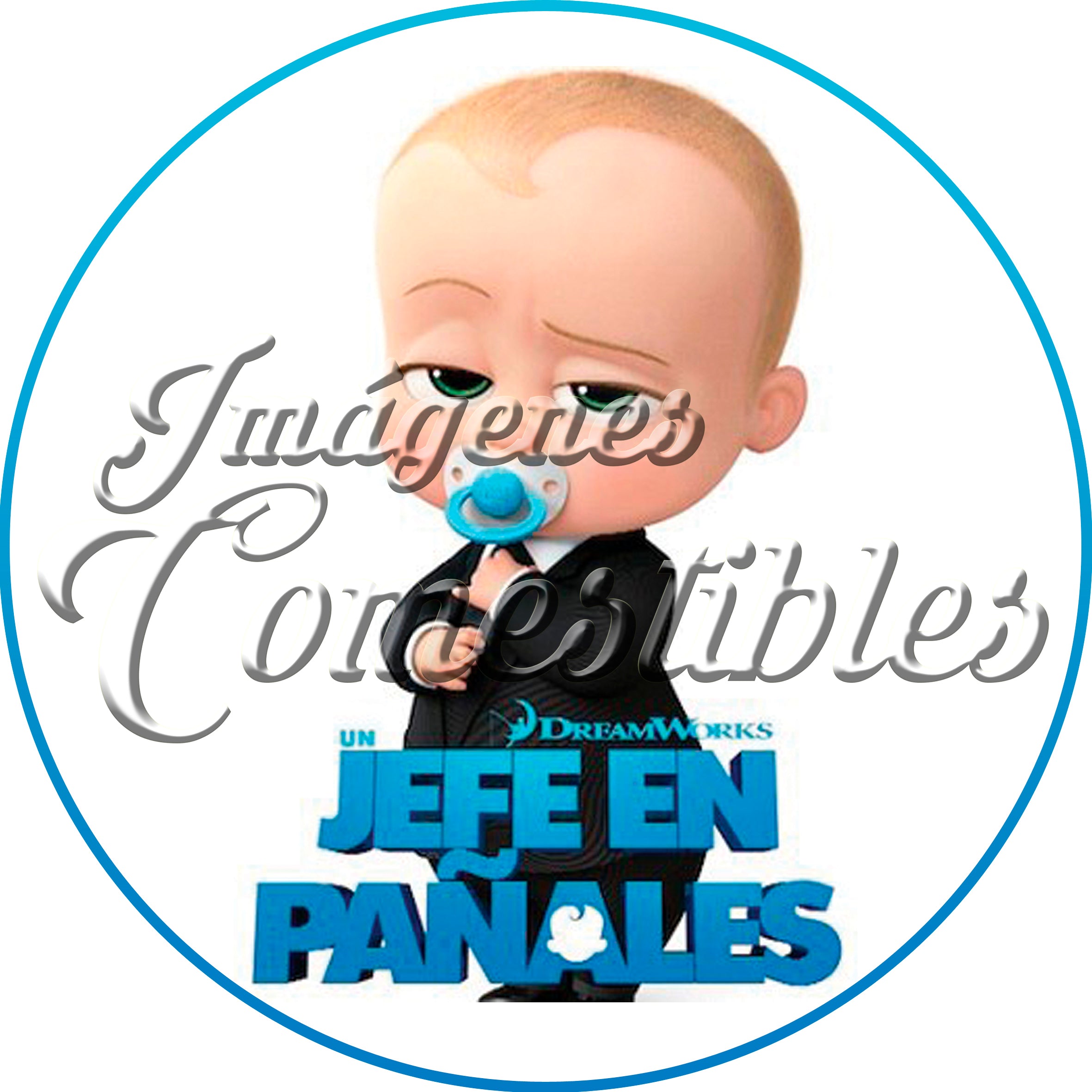 Oblea comestible - Jefe en pañales