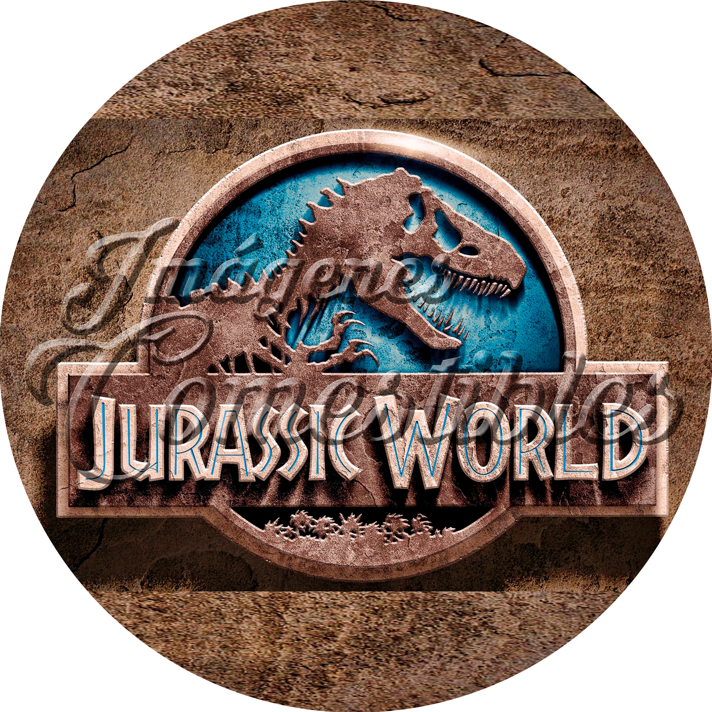 Oblea comestible - Jurassic park-5