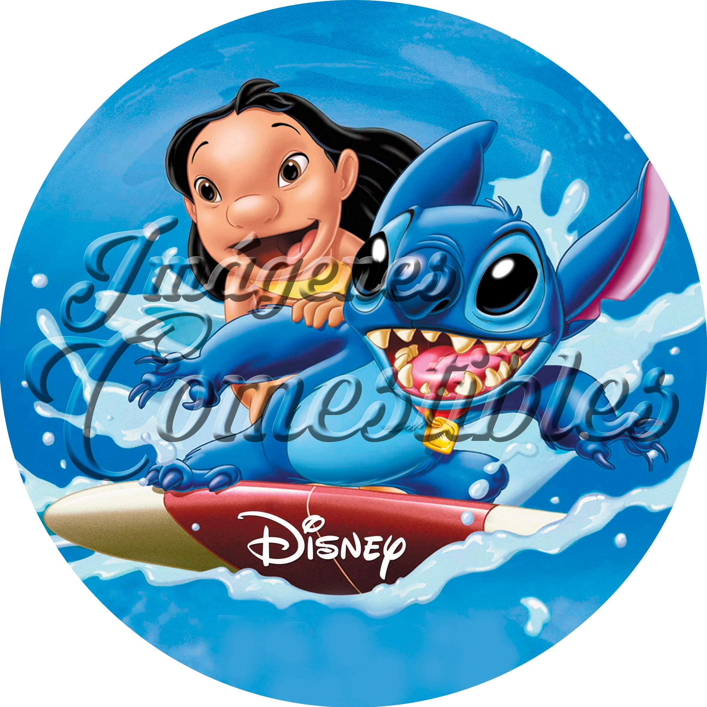 Oblea comestible - Lilo y Stich-1