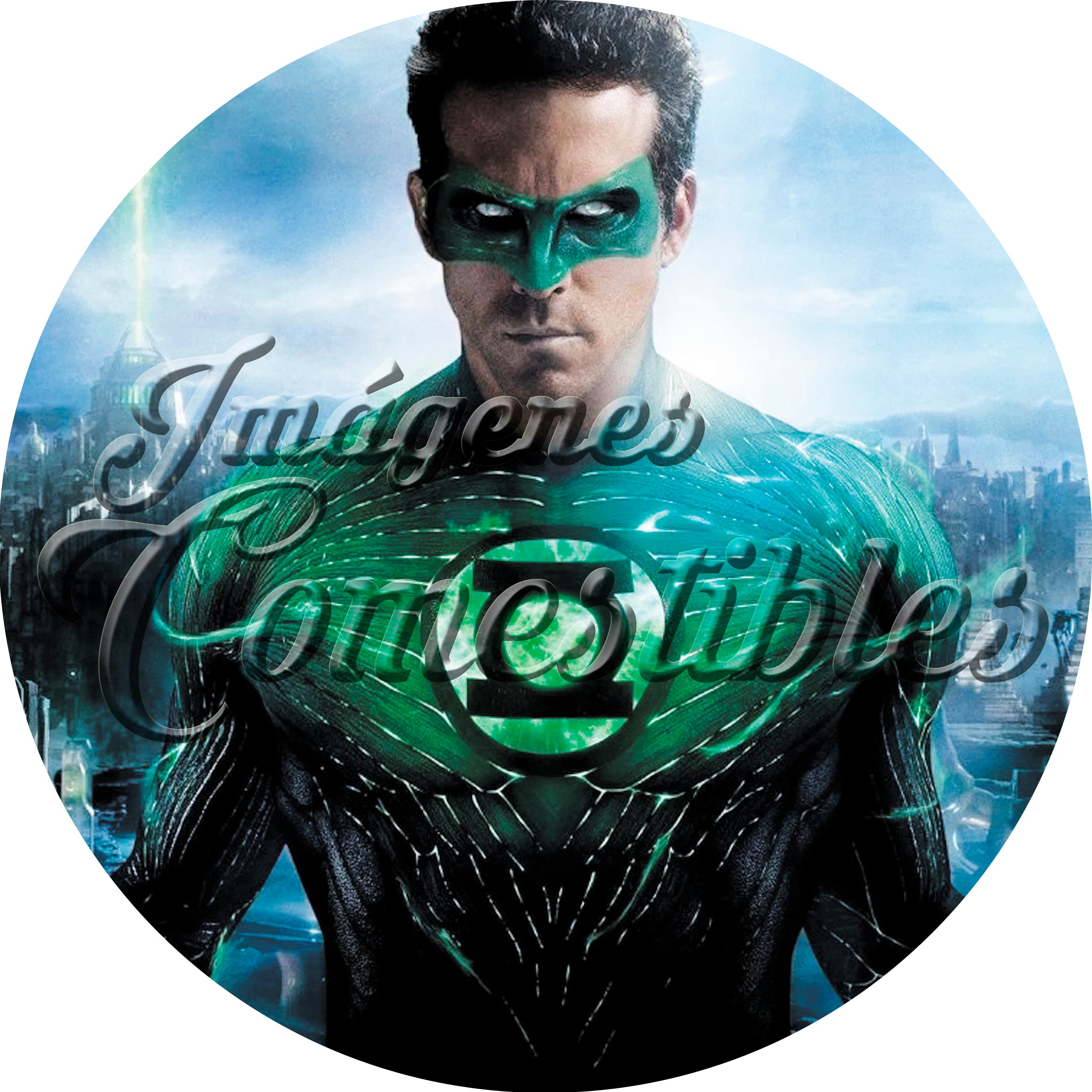 Oblea comestible - Linterna verde